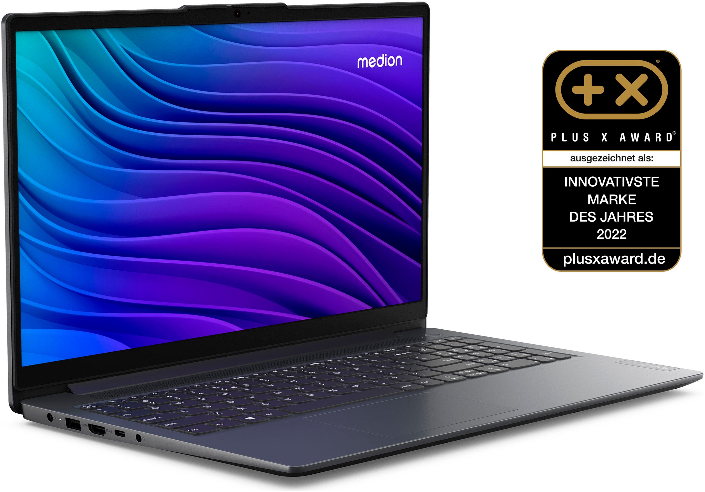 Medion® Notebook »E15235 (MD62610)«, 39,6 cm, / 15,6 Zoll, Intel, Core i3, UHD Graphics, 512 GB SSD