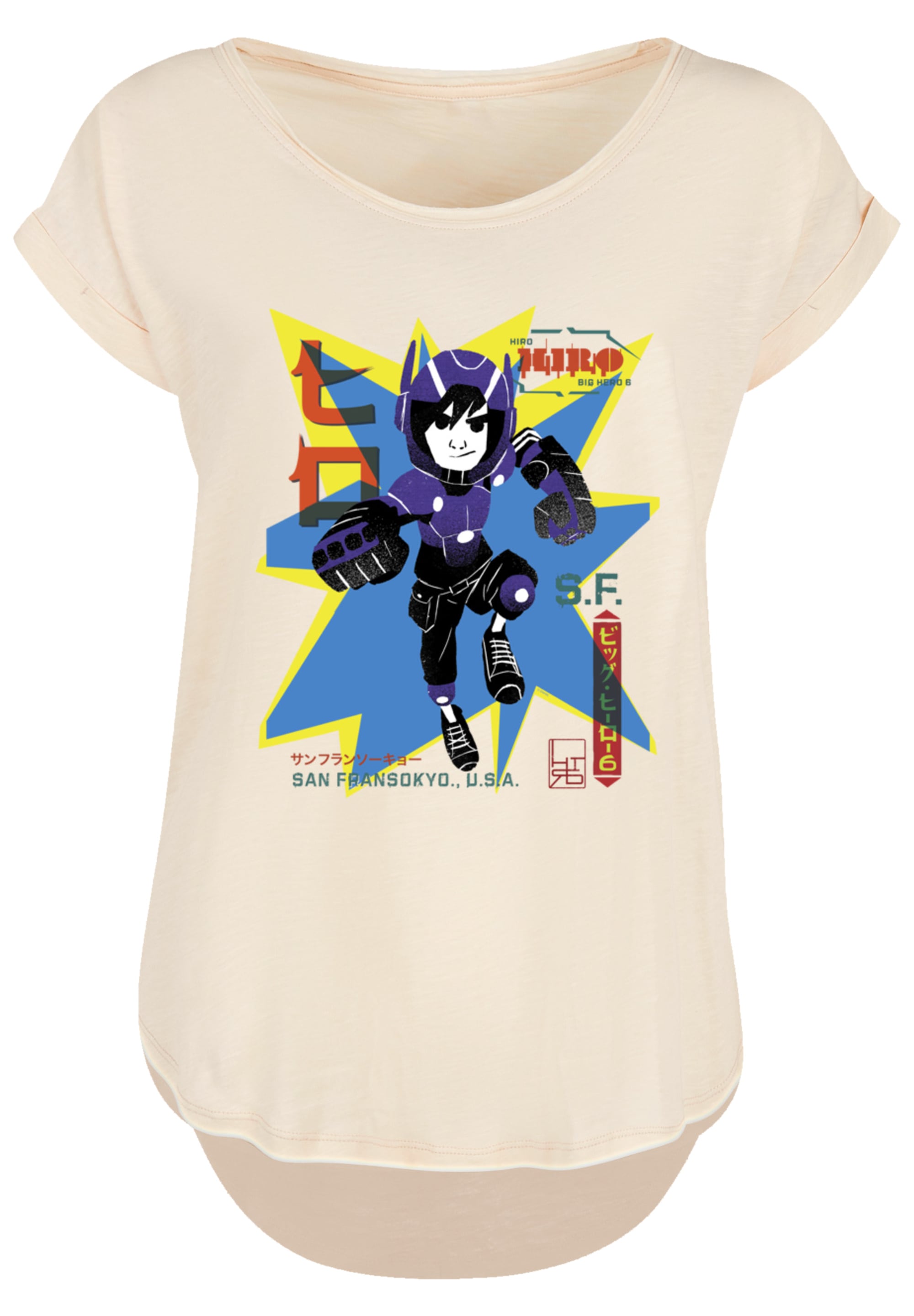 F4NT4STIC T-Shirt »Big Hero 6 Hiro Manga«, Premium Qualität
