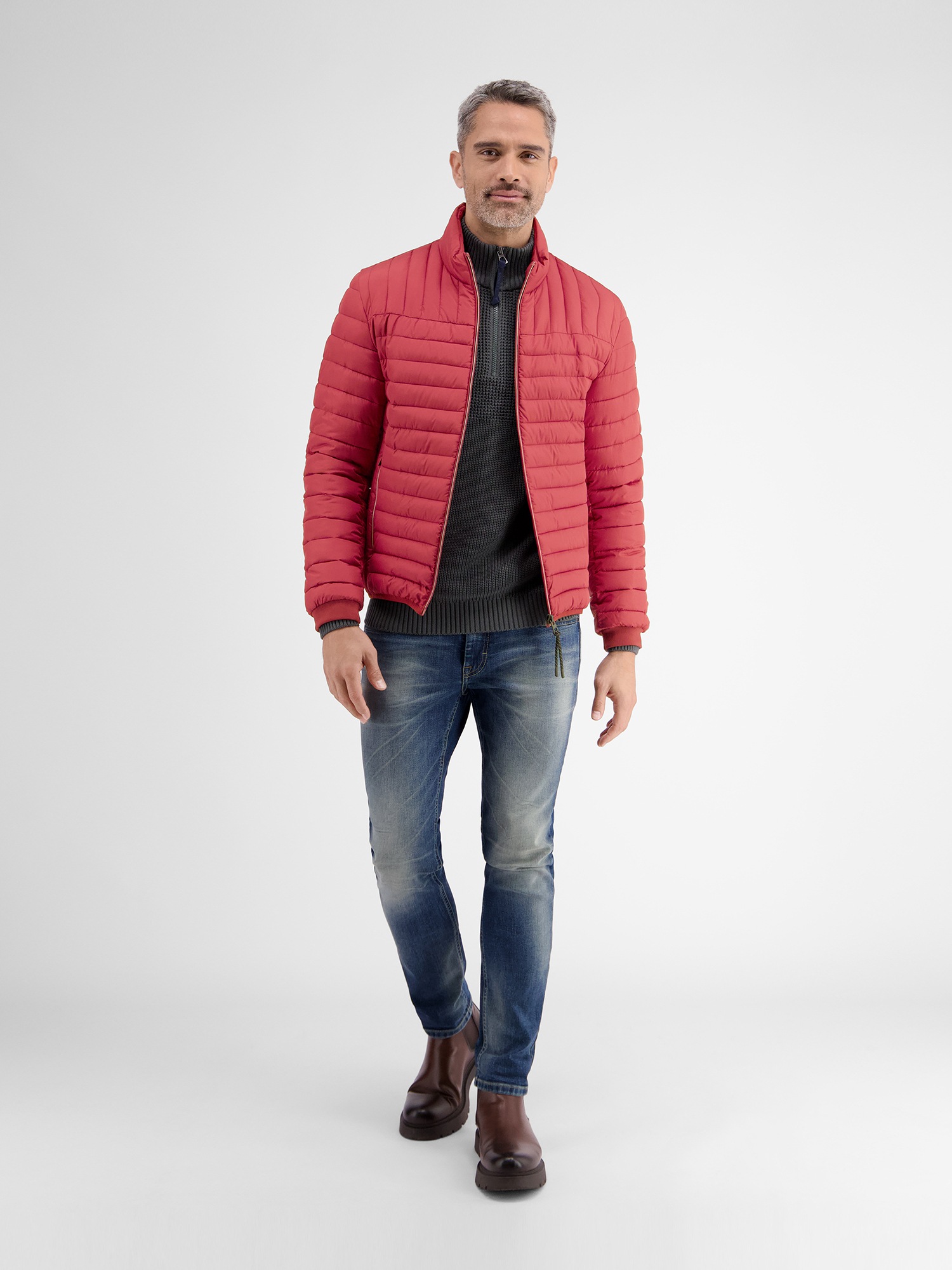LERROS Steppjacke »LERROS Leichter Herren Steppblouson«, ohne Kapuze, Keine Angabe