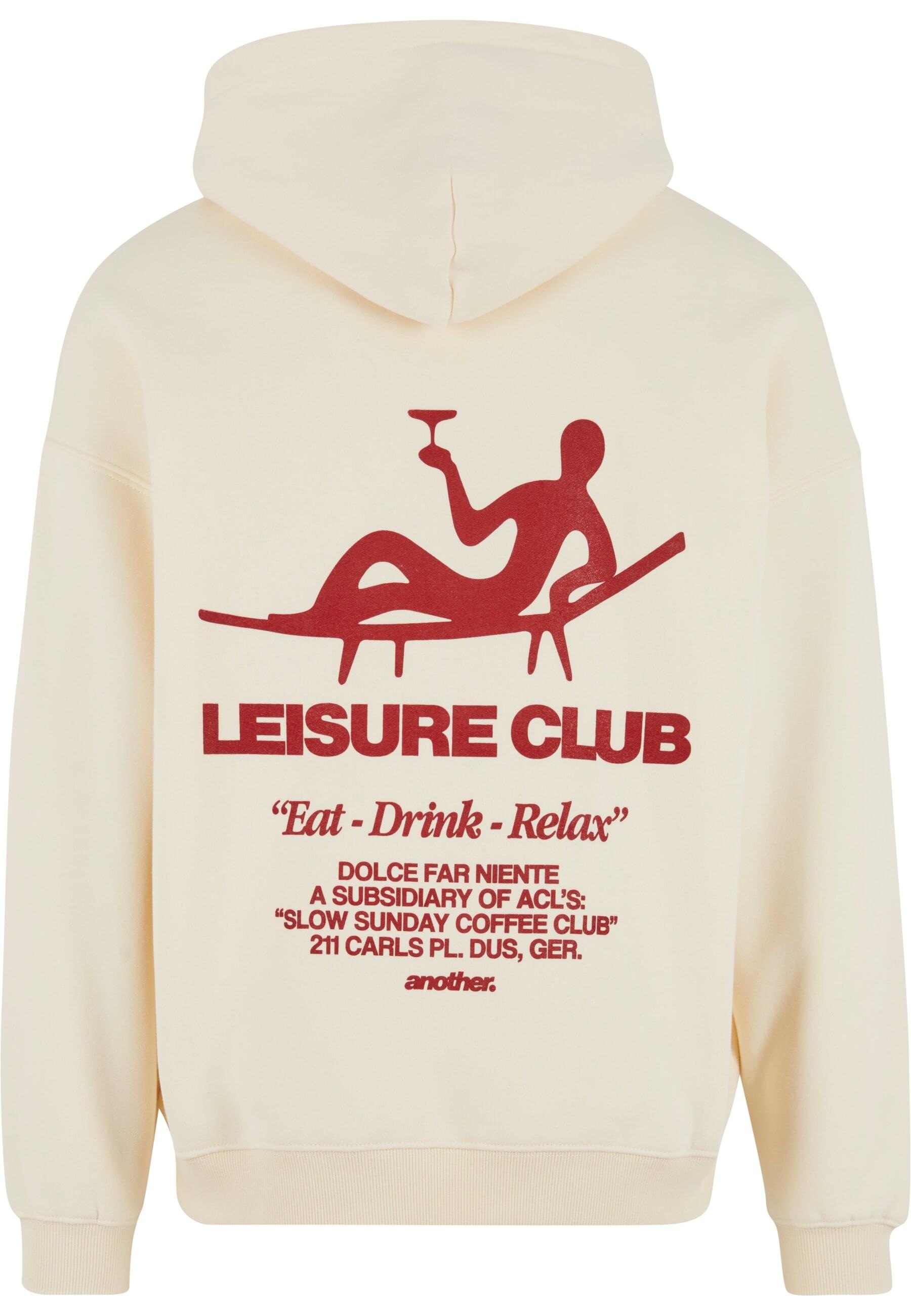 Another Cotton Lab Kapuzensweatshirt »Another Cotton Lab Leisure Club Oversized Hoodie«, (1 tlg.)