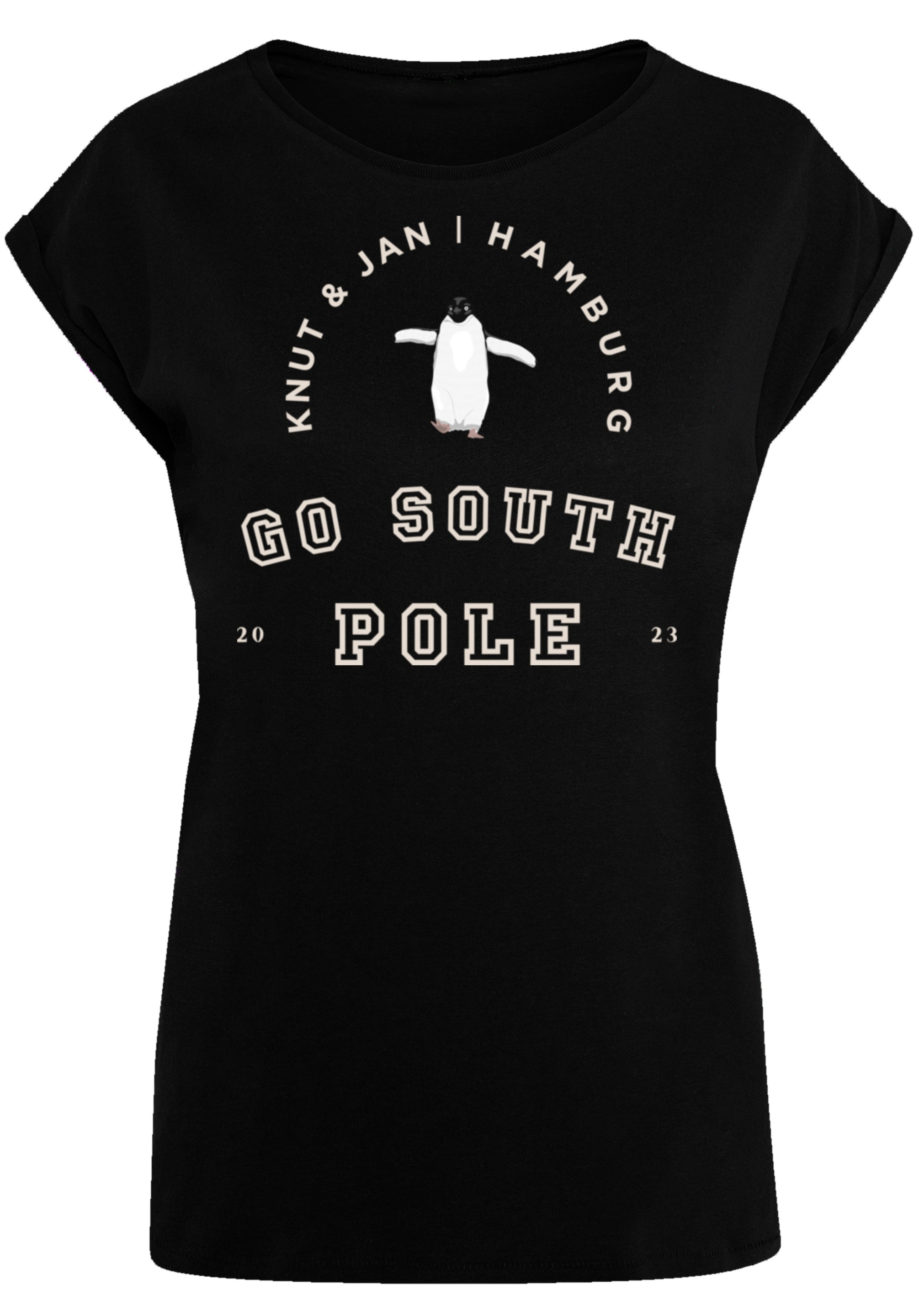F4NT4STIC T-Shirt »Pinguin Knut & Jan Hamburg«, Print