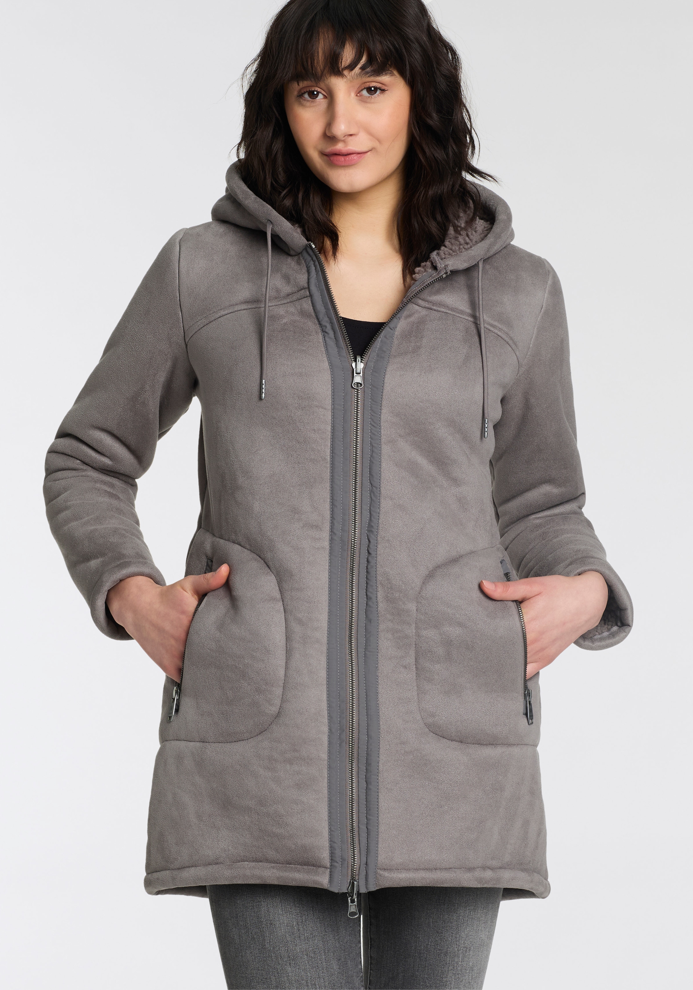 G.I.G.A. DX by killtec Wendejacke "GW 63 WMN KNTFLC PRK" mit Kapuze mit Wendefunktion, wärmendes und windabweisendes Material