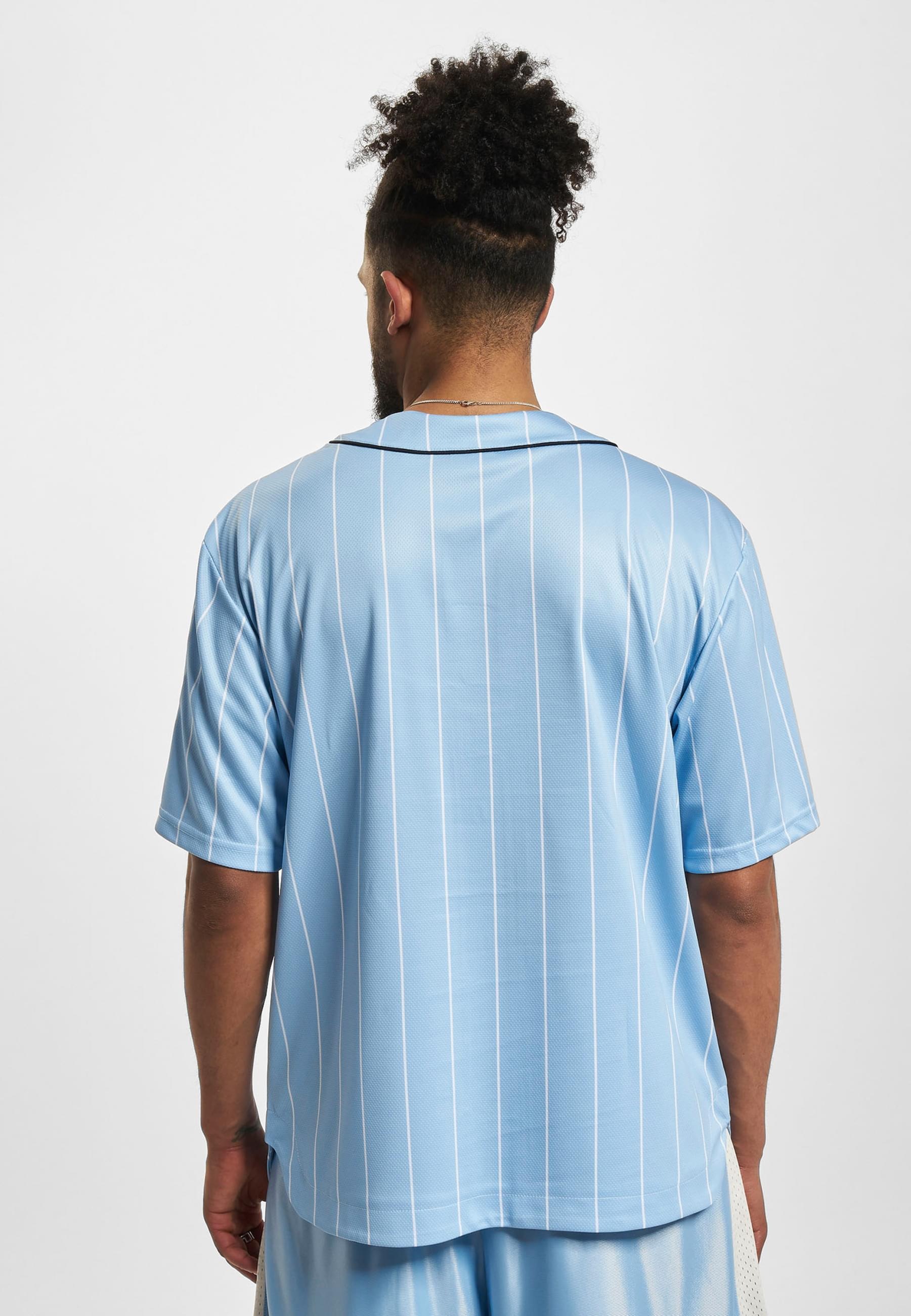 Fubu T-Shirt »Fubu Herren FM232-003-3 FUBU Varsity Pinstripe Baseball Jersey«, (1 tlg.)