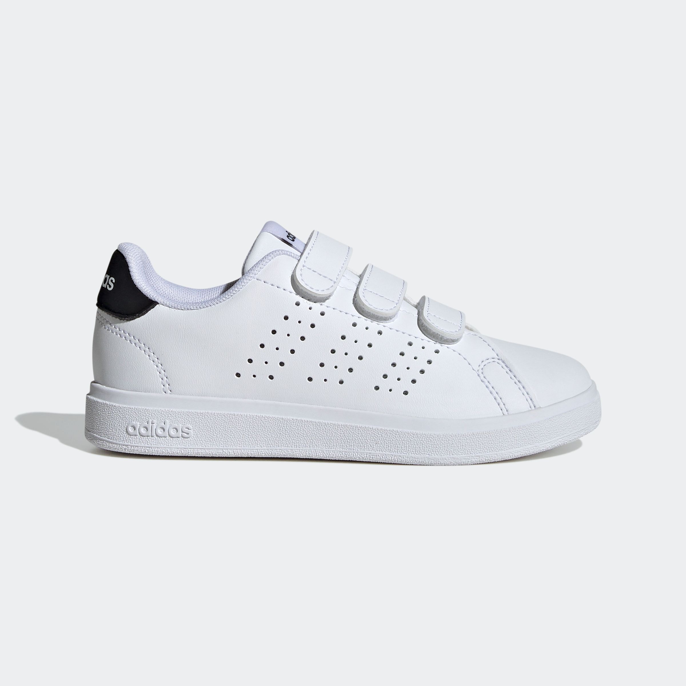 adidas Sportswear Klettschuh »ADVANTAGE BASE 2.0 KIDS«, Design auf den Spuren des adidas Stan Smith