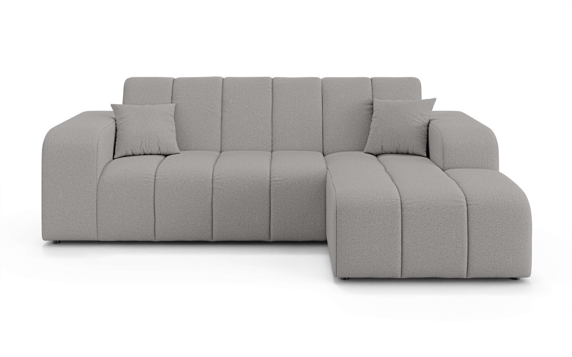 INOSIGN Ecksofa »CASSY L-Form, Schlafsofa mit Bettkasten, Maße B/T/H: 245/165/88 cm«, mit 2 Rückenkissen, Recamiere rechts oder links bestellbar
