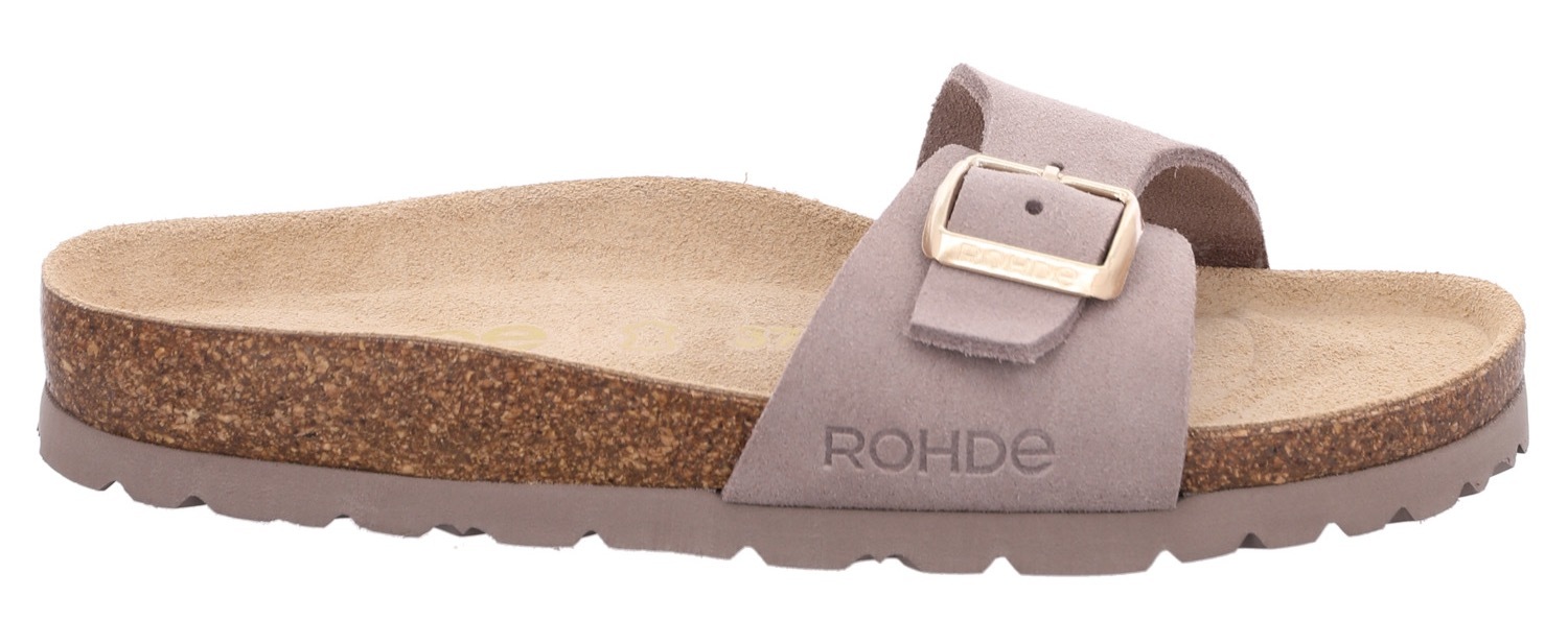 Rohde Pantolette Sommerschuh, Schlappen mit vorgeformtem Softfußbett günstig online kaufen