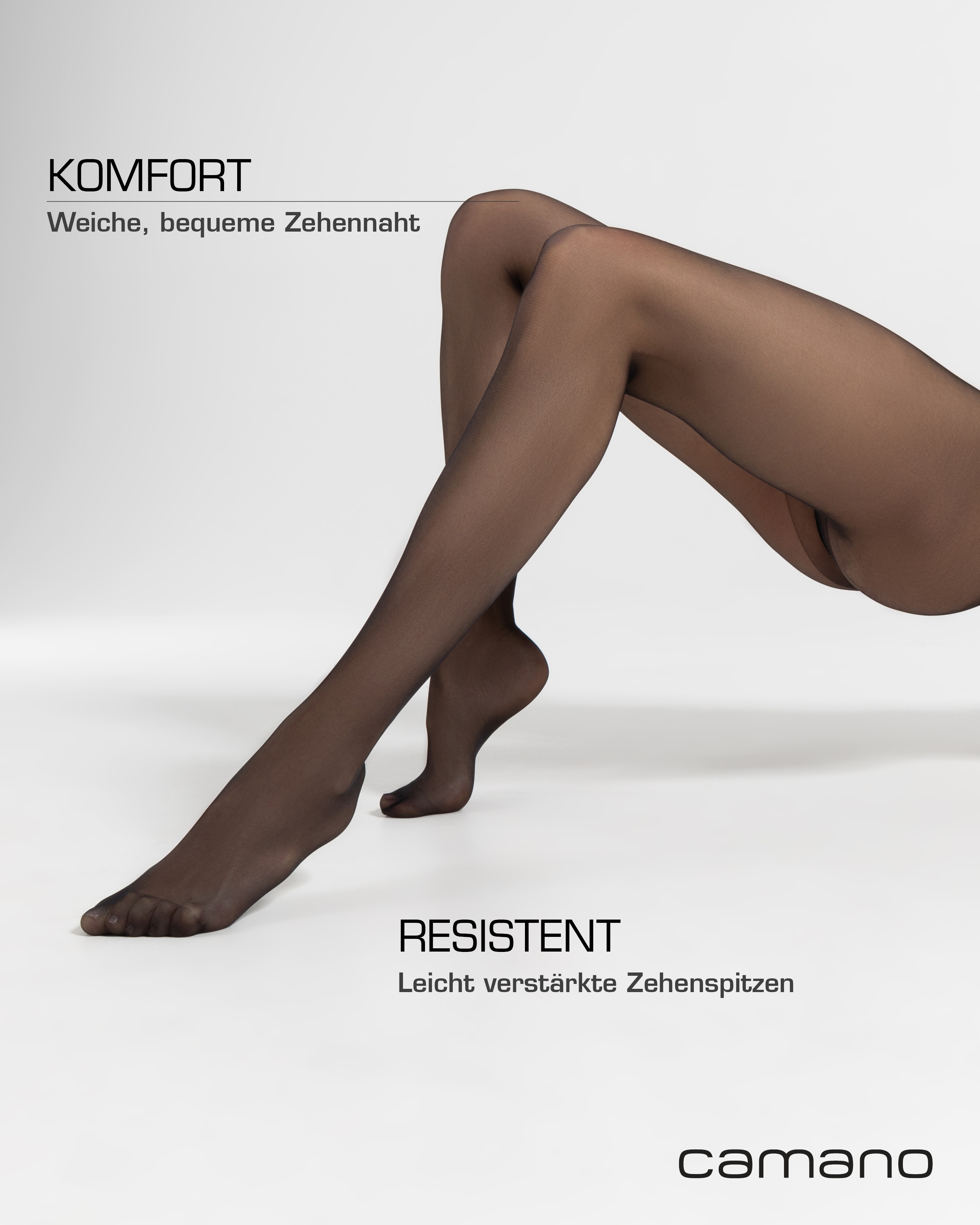 Thumbnail - Camano Feinstrumpfhose "fine everyday" 20 4er Pack, mit leicht verstärkte, kaum sichtbare Fußspitze