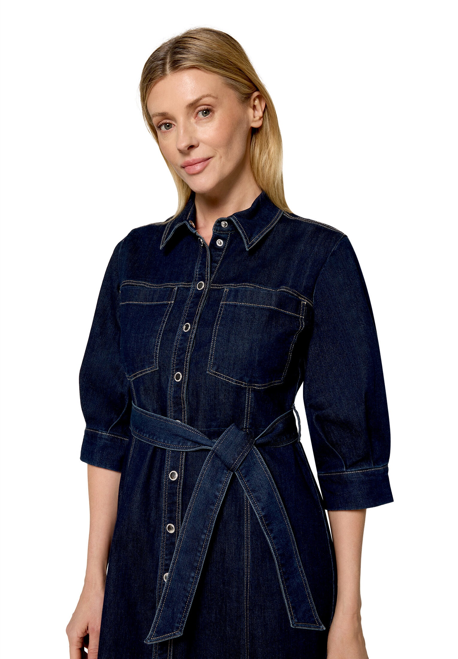 Betty Barclay Hemdblusenkleid »Damen mit Knopfleiste« aufgesetzte Taschen