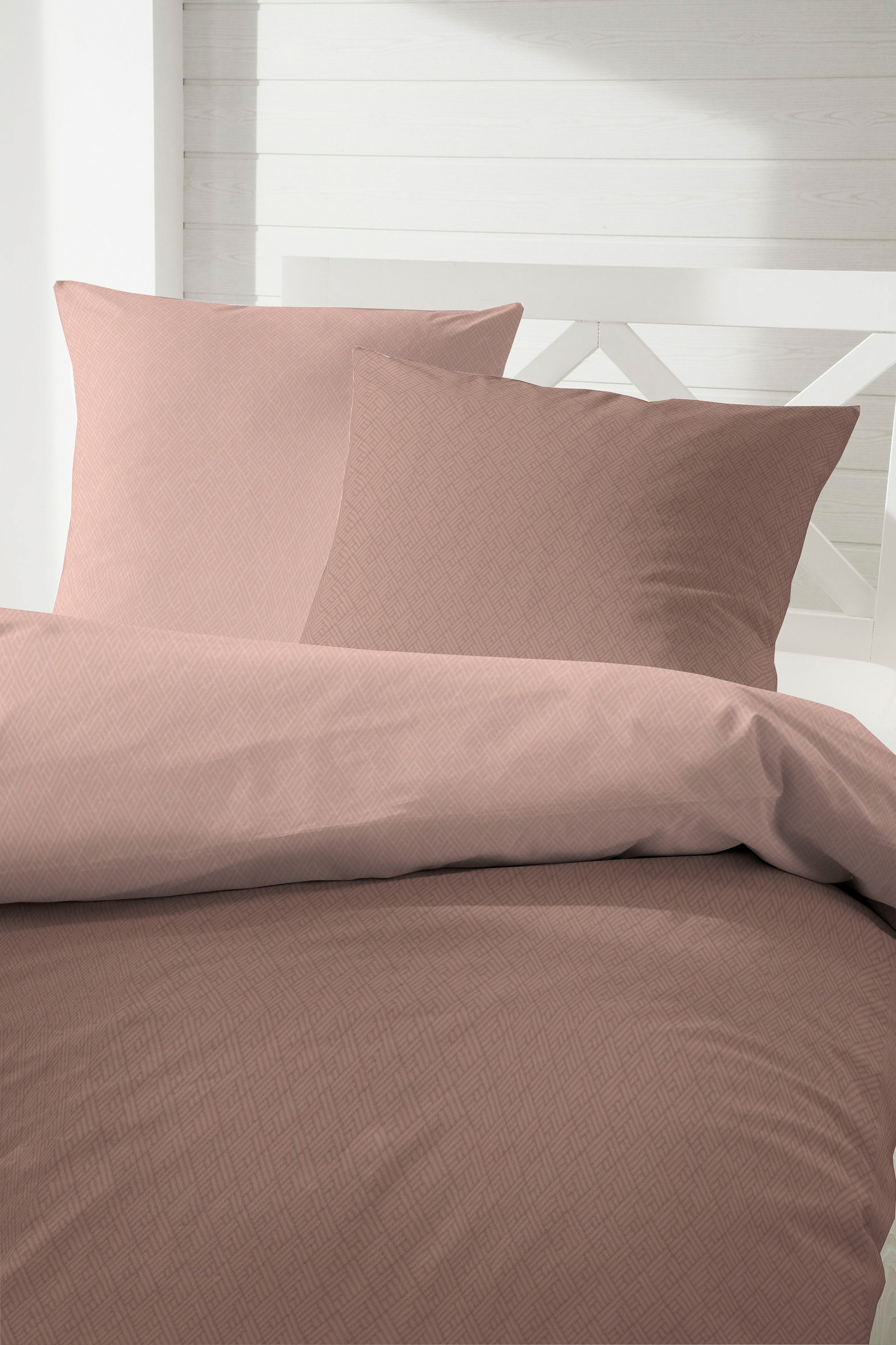 Primera Wendebettwäsche "Kate" 2 Stk. tlg. mit Two-Tone-Optik, feines Grafi günstig online kaufen