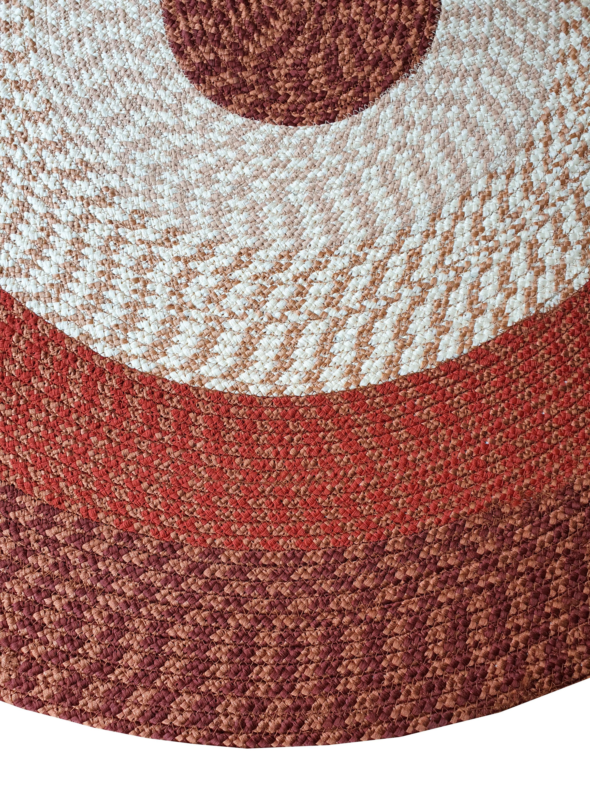 Dreams Teppich "Flecht-Teppich" oval 10 mm Höhe Flachgewebe, gestreift, han günstig online kaufen