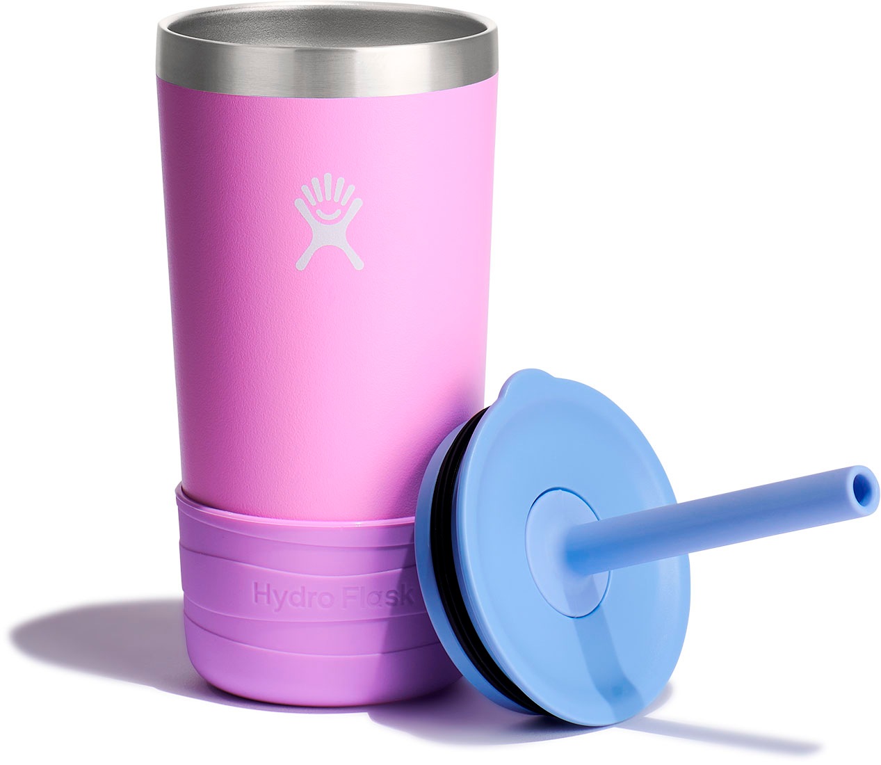 Hydro Flask Trinkflasche »Kids Tumbler WITH Straw & Boot«, TempShield™ - doppelwandige Vakuumisolierung, 354 ml, Trinkhalmdeckel