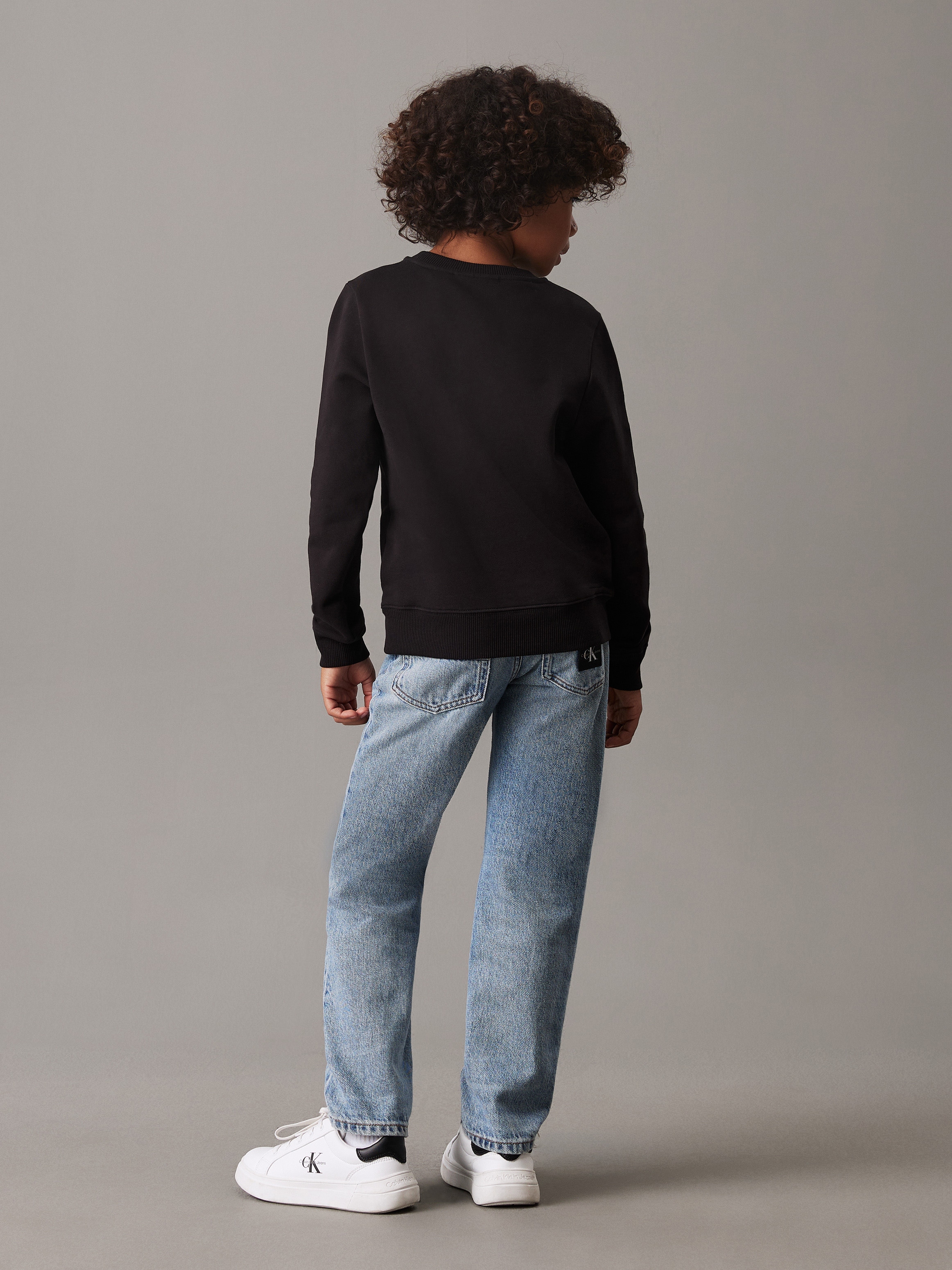 Calvin Klein Jeans Sweatshirt »CK Monogram Terry Cn«, für Kinder bis 16 Jahre und mit Logodruck