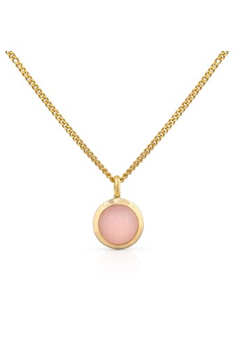 Kette mit Anhänger »585 Gold gelb Opal pink«