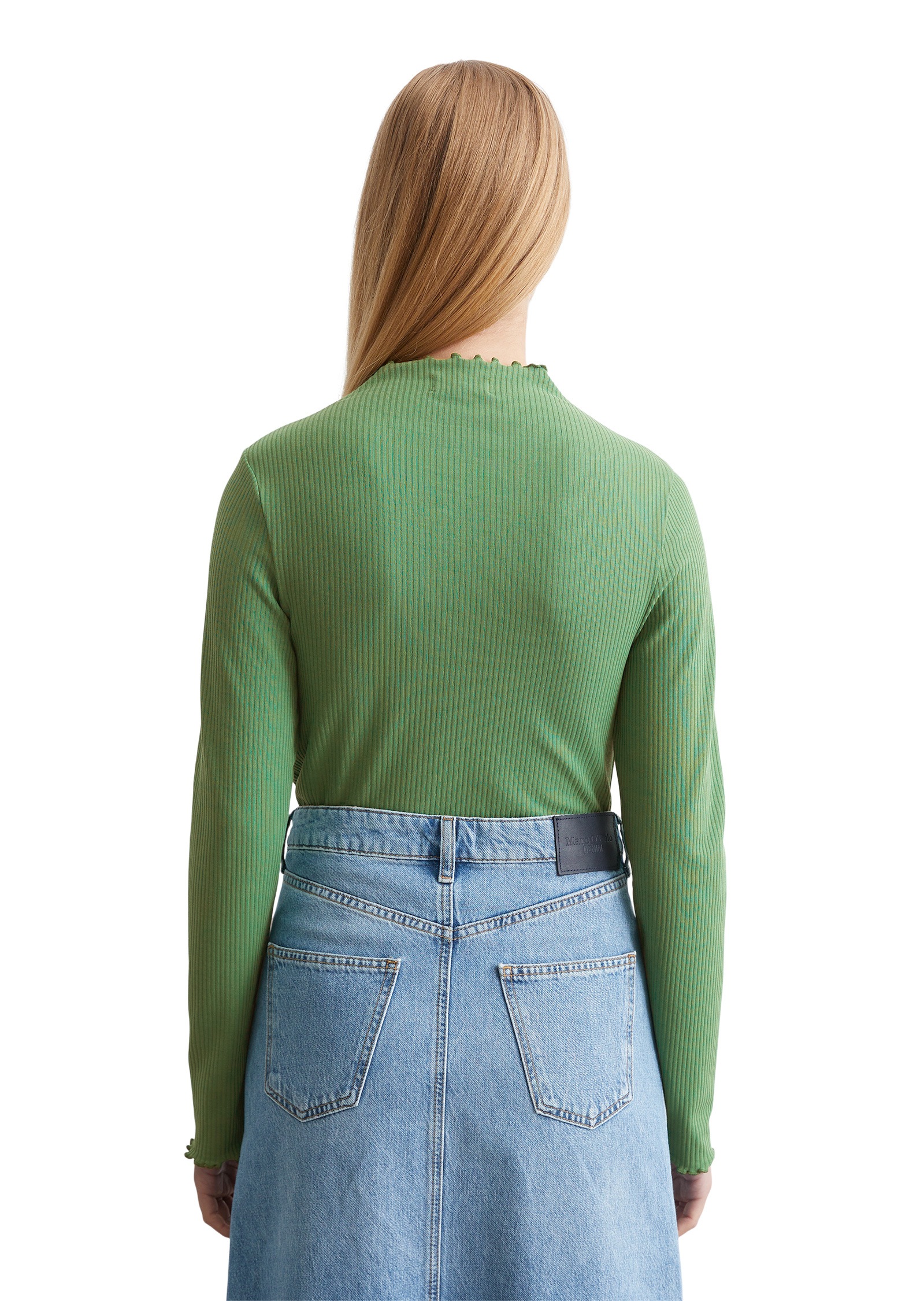 Marc O'Polo DENIM Langarmshirt »aus Organic Cotton-Stretch-Jersey«