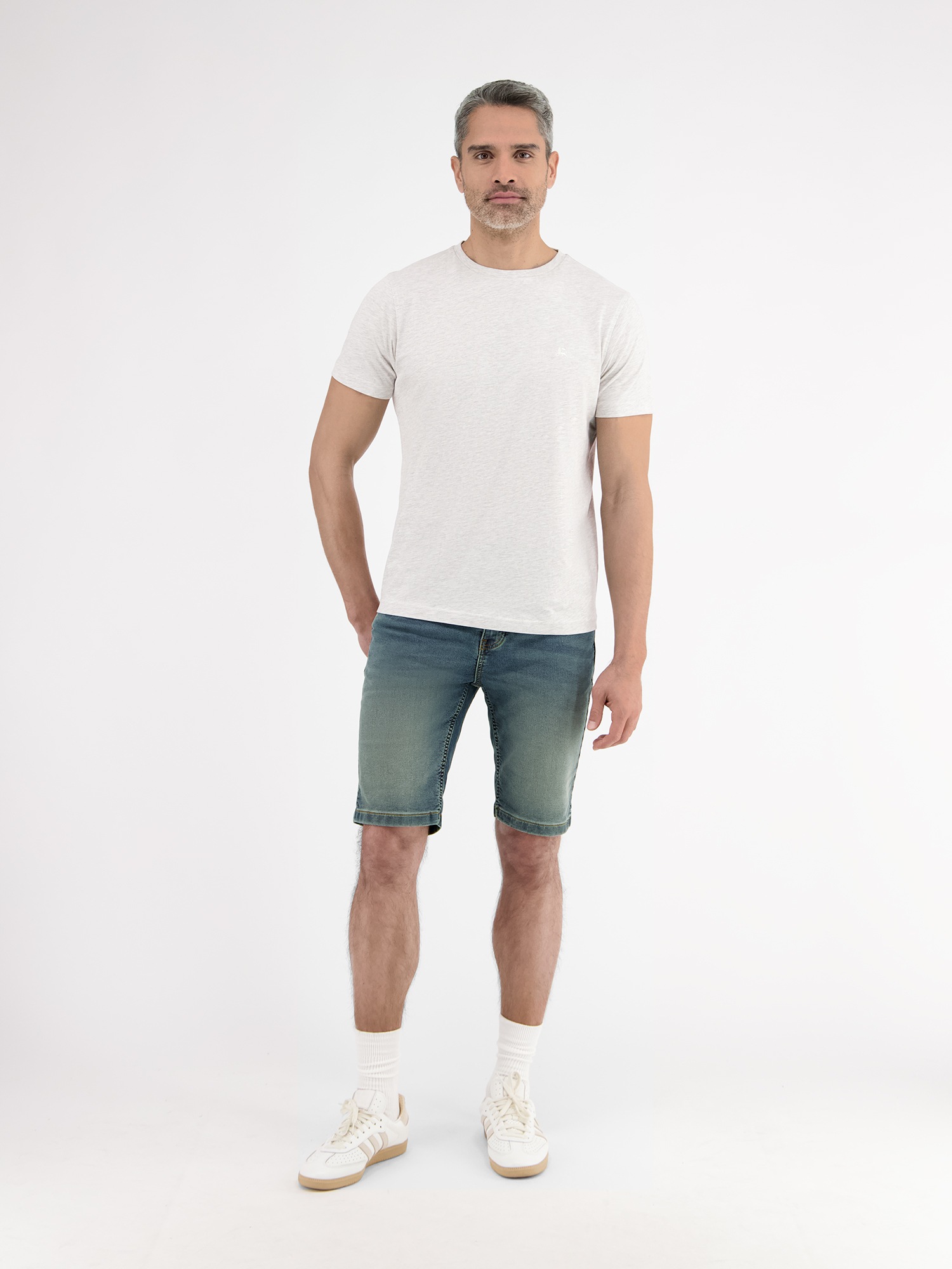 LERROS Jogg-Bermudas »LERROS Bequeme Jogg-Denim Bermuda«