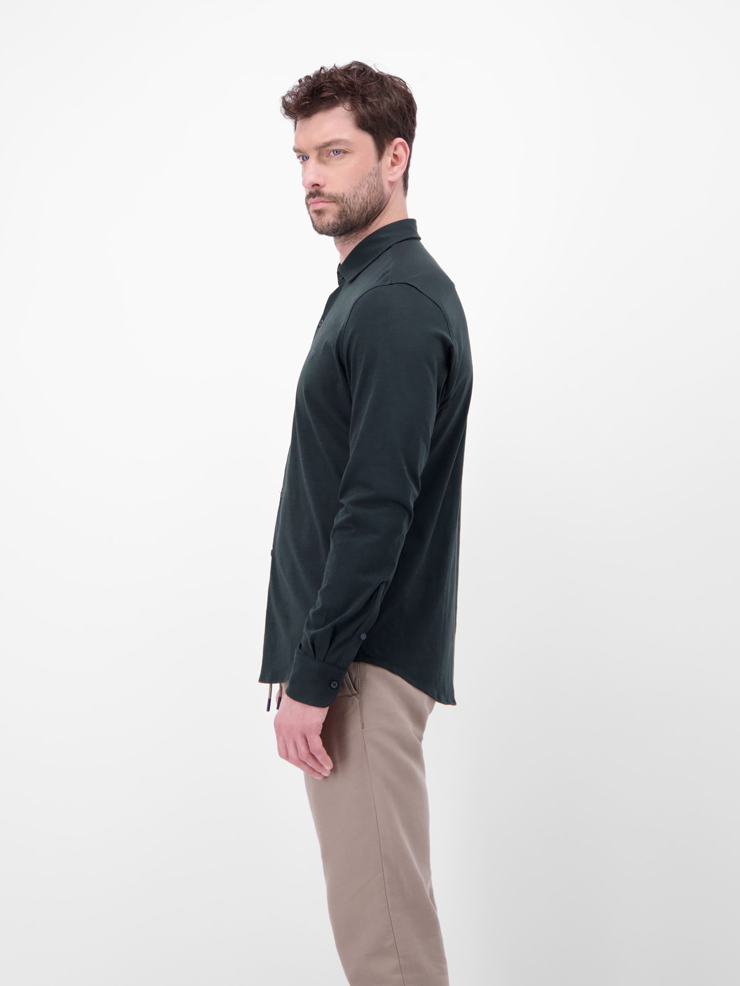 LERROS Langarmhemd »Langarmhemd in Jerseyqualität«