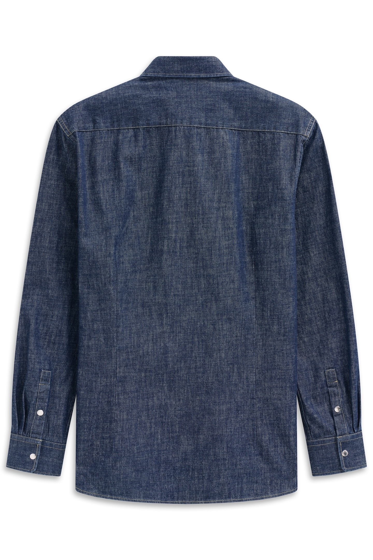 bugatti Jeanshemd »Druckknöpfe«, im Modern Fit mit Kent-Kragen und aus Baumwolle