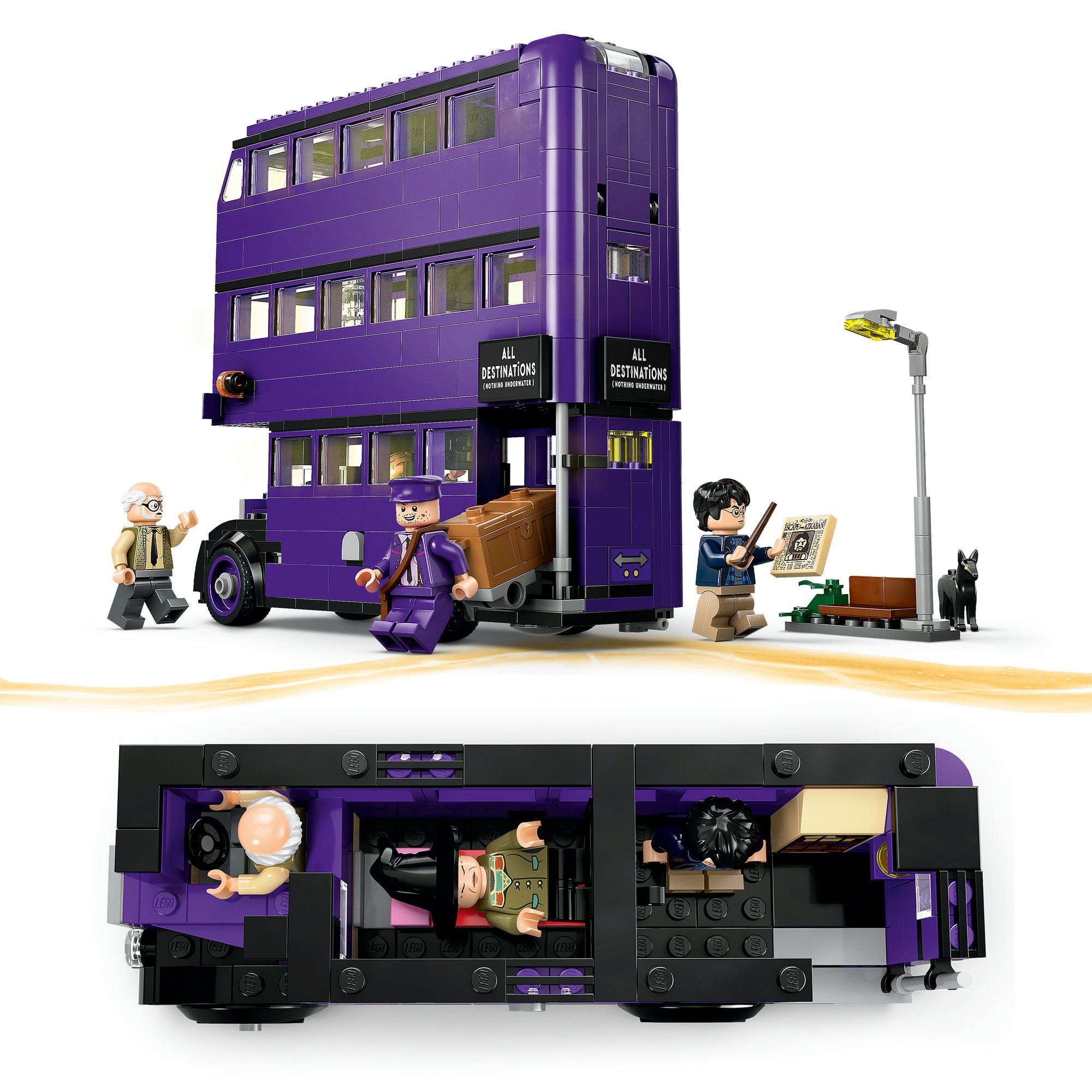 LEGO® Konstruktionsspielsteine »Abenteuer mit dem Fahrenden Ritter (76446), LEGO Harry Potter™« Made in Europe