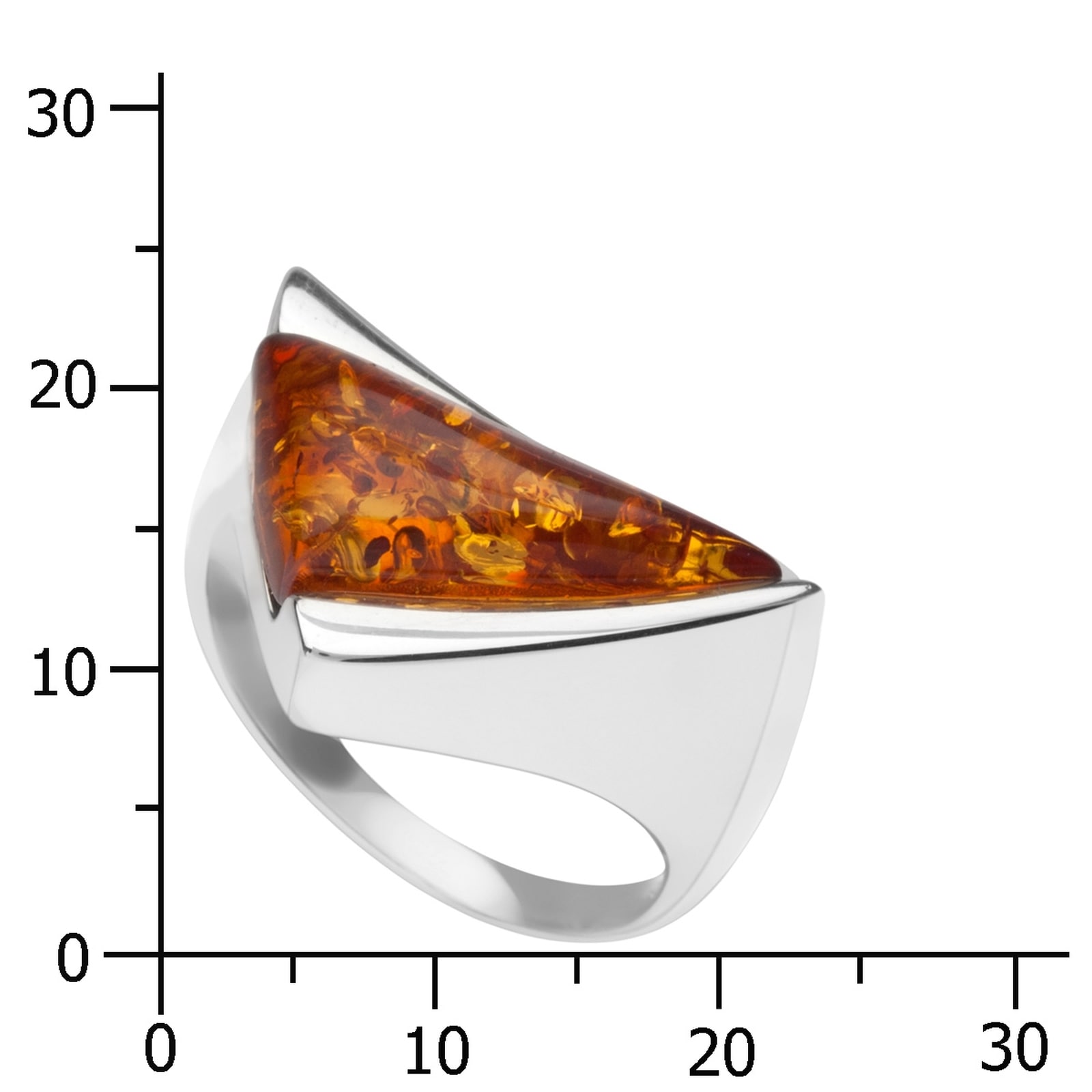 OSTSEE-SCHMUCK Fingerring »- Imke - Silber 925/000 - Bernstein«