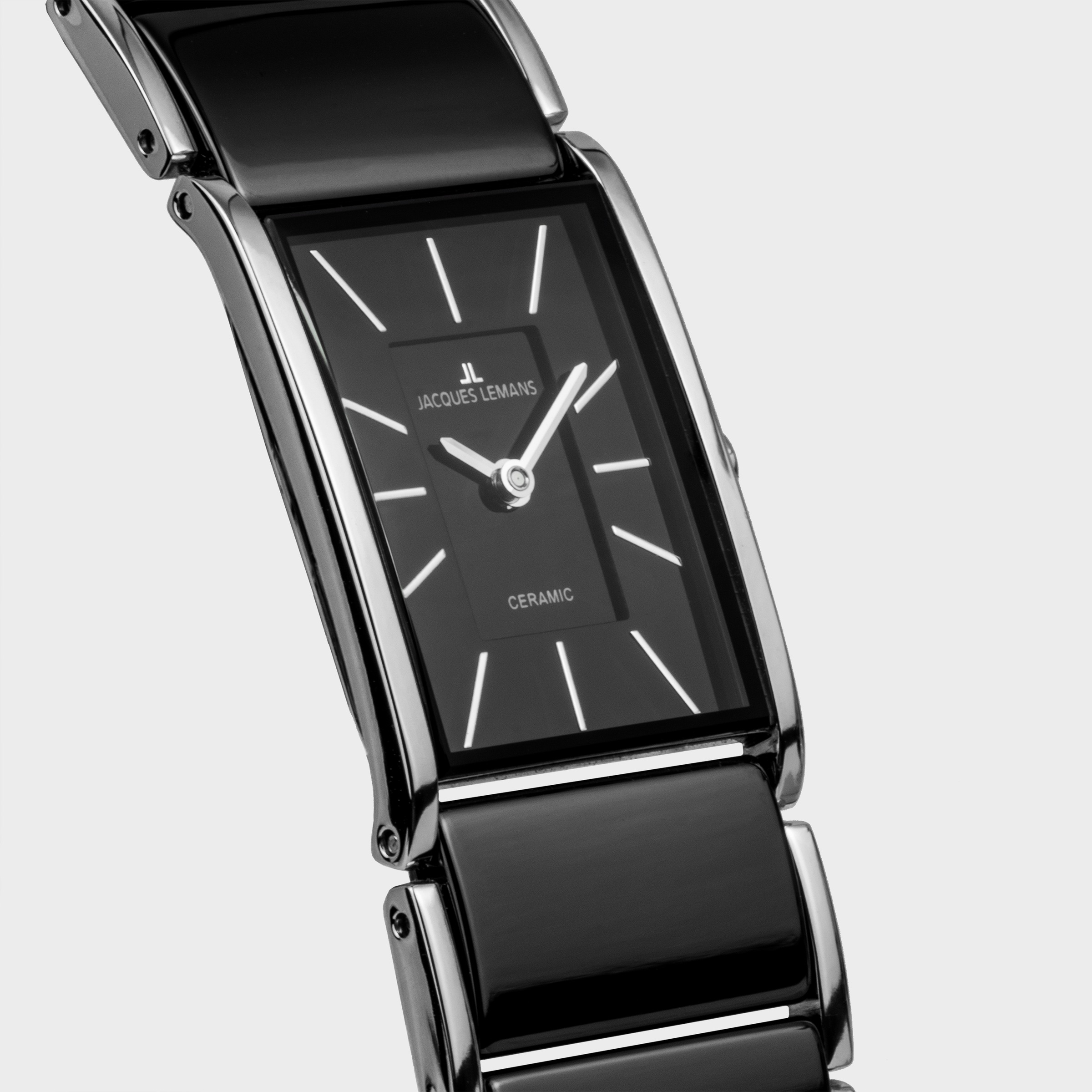 Jacques Lemans Quarzuhr »Dublin« Armbanduhr, Damenuhr, Keramik, analog