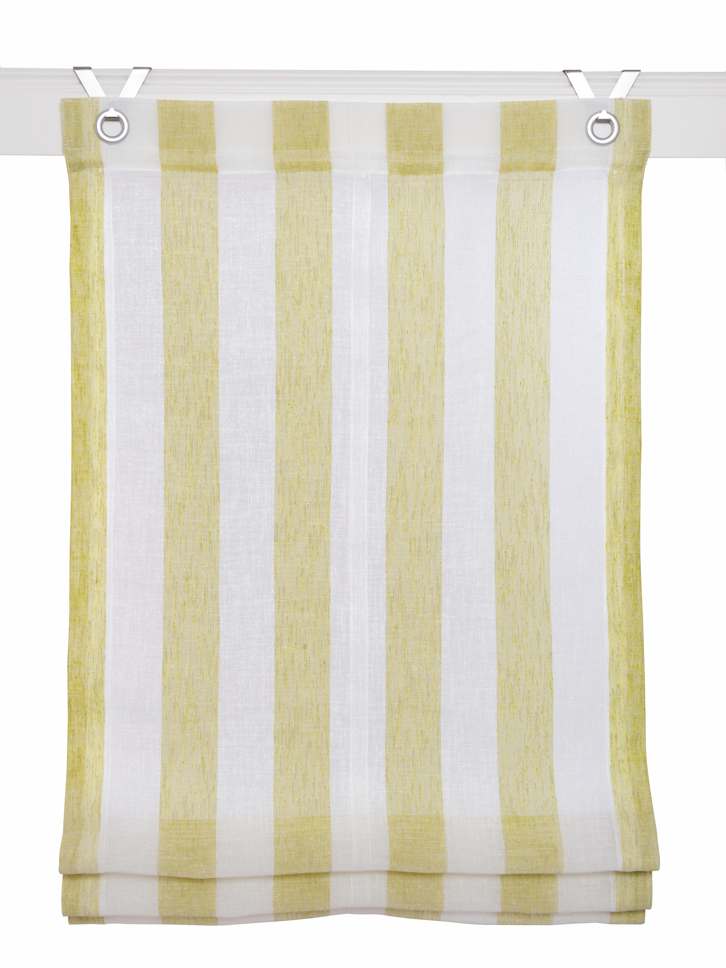 Kutti Raffrollo "Bornholm" mit Hakenaufhängung ohne Bohren halbtransparent, günstig online kaufen