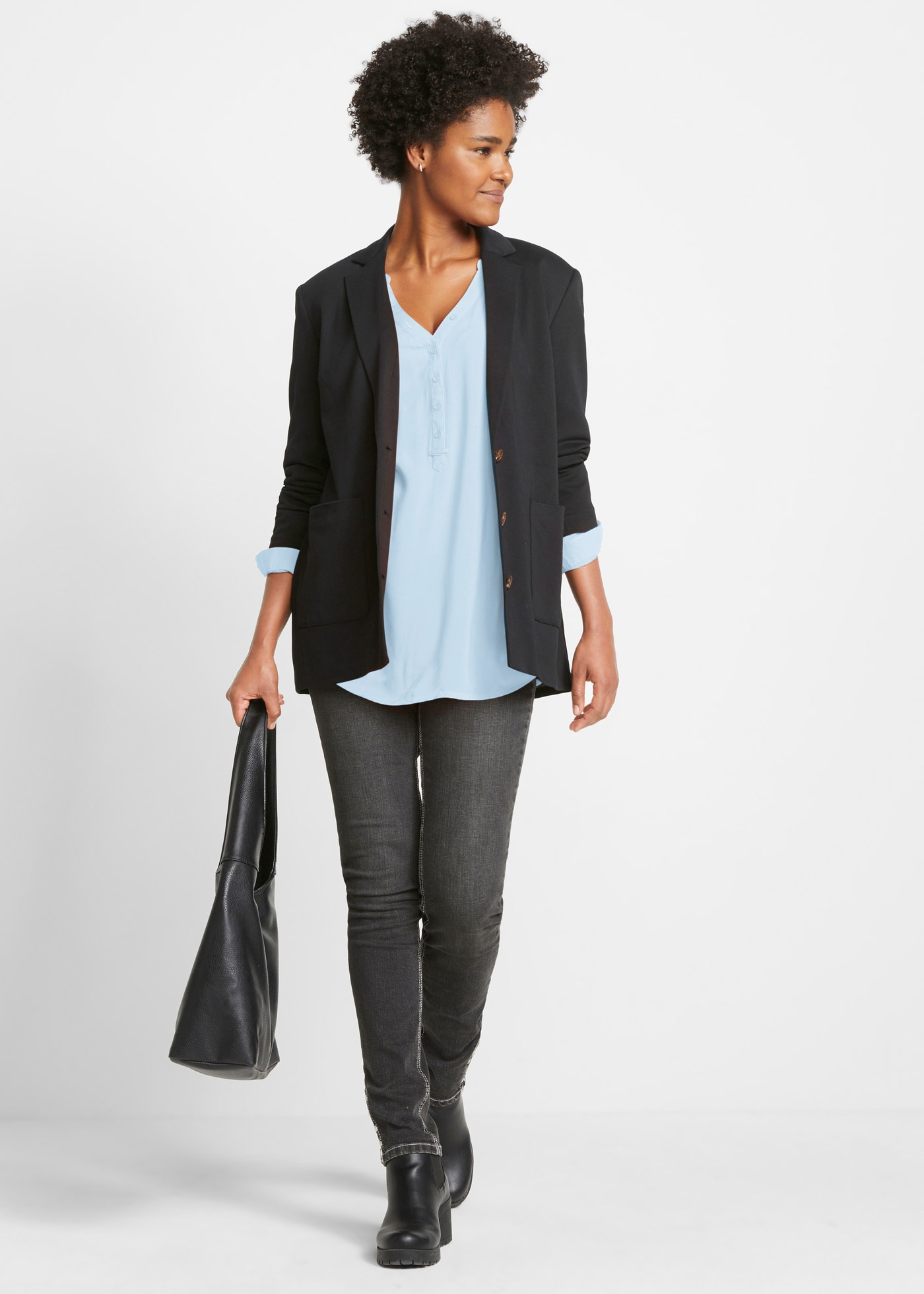 bonprix Tunika »Tunikabluse aus softer Viskose« Tunikabluse aus softer Viskose