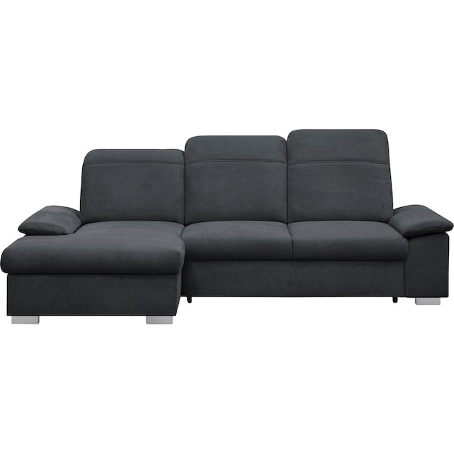 CALIZZA INTERIORS Ecksofa »Moli 2«, Bettkasten, Schlaffunktion,  Kopfteilverstellung, Sitztiefenverstellung | BAUR