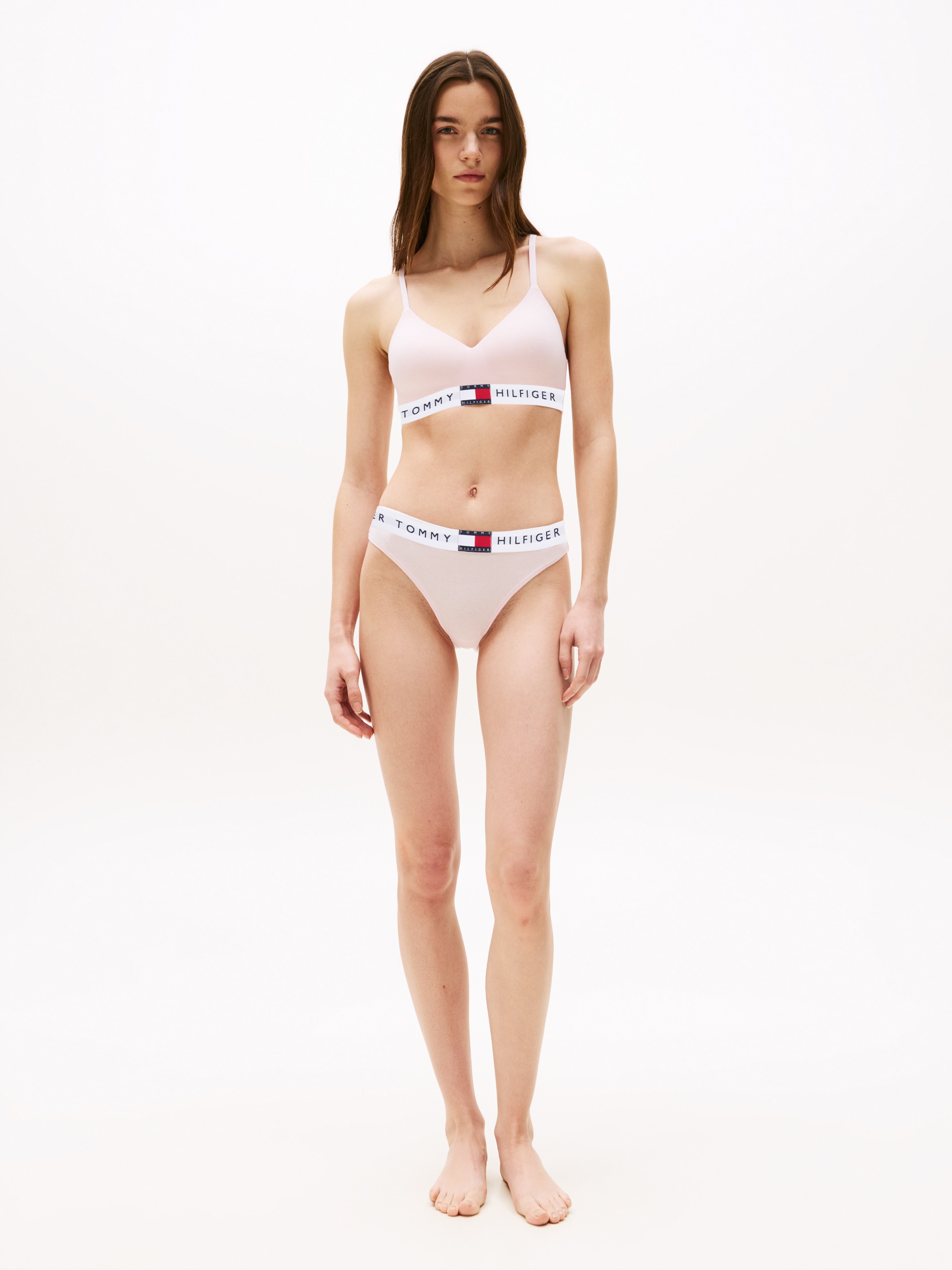 Tommy Hilfiger Underwear Bralette-BH »BRALETTE LIFT« mit kontrastfarbenen Details, mit Logoschriftzug