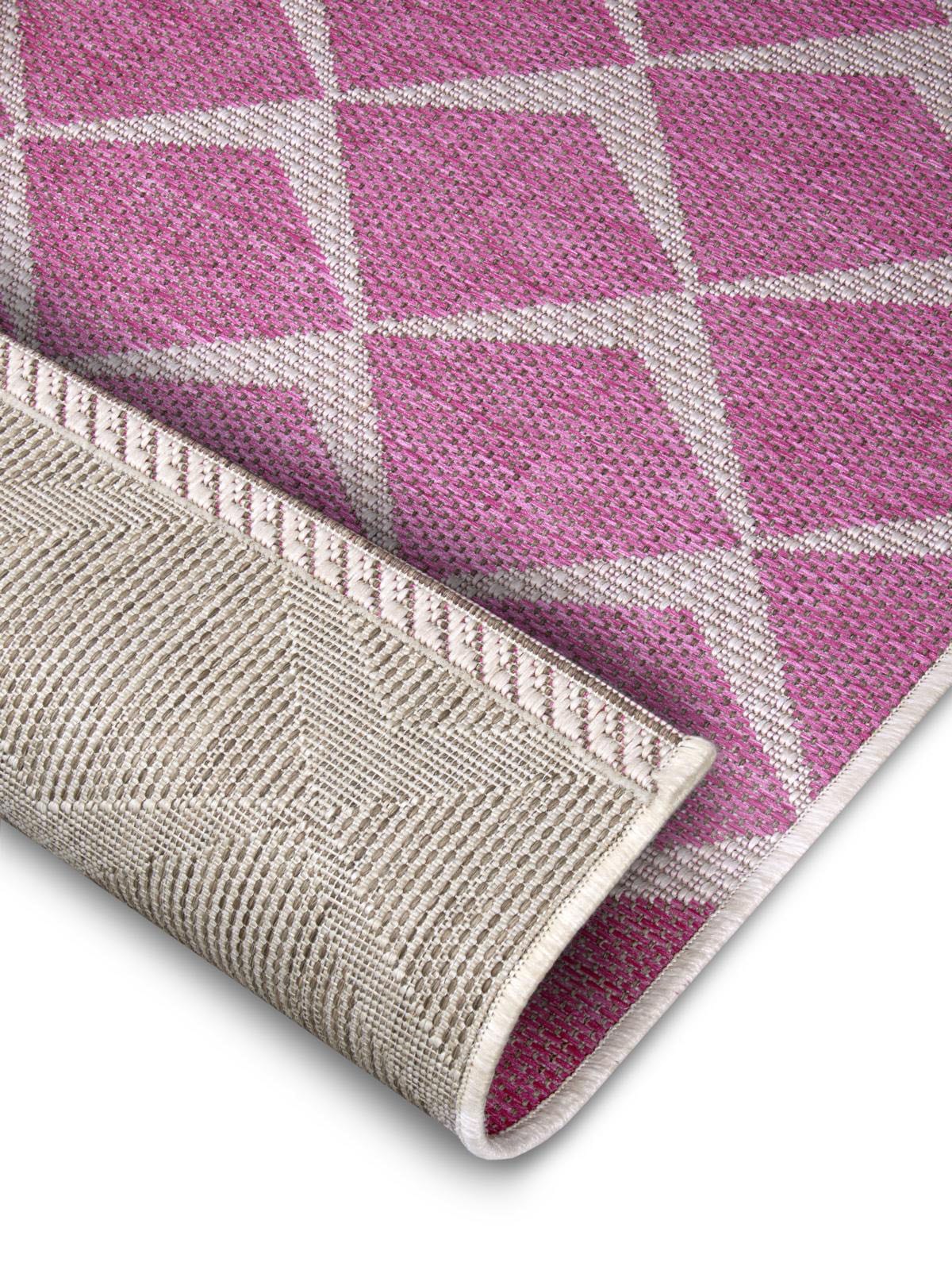 NORTHRUGS Teppich »Escala«, rechteckig, 4 mm Höhe, Flachgewebe Fischgrät Design, gekettelt, Robust, Pflegeleicht