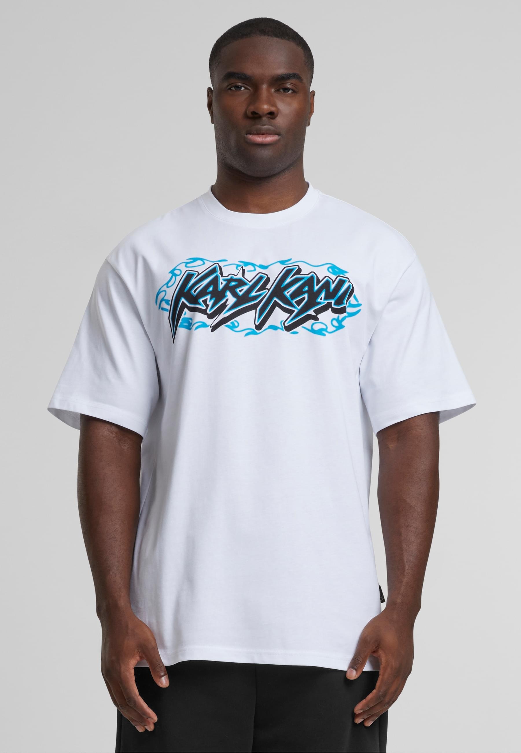 Karl Kani T-Shirt »Karl Kani Woven Signature Kani Heat Tee«, (1 tlg.)
