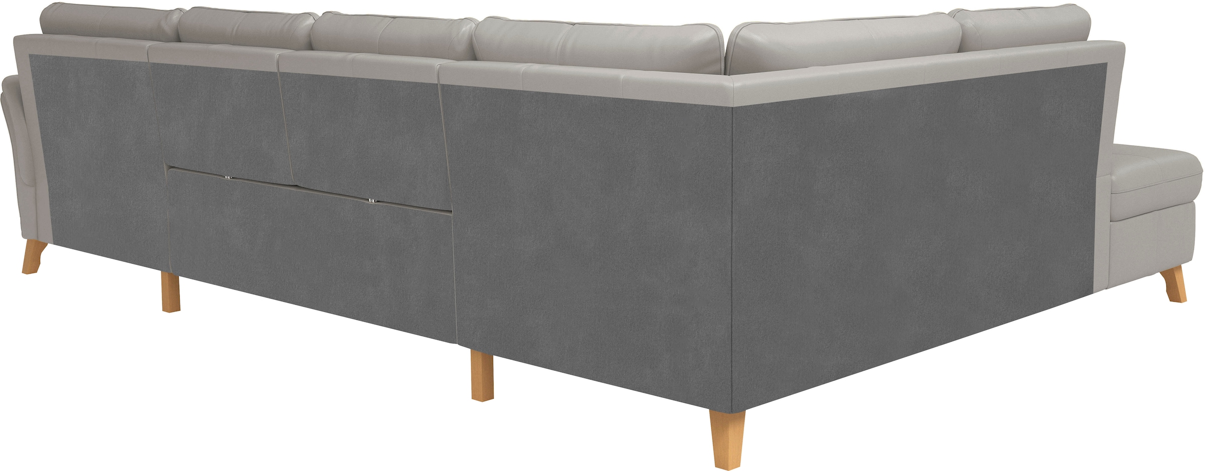 sit&more Wohnlandschaft »Göteborg«, inkl. Sitztiefenverstellung, wahlweise mit Bettfunktion & Bettkasten