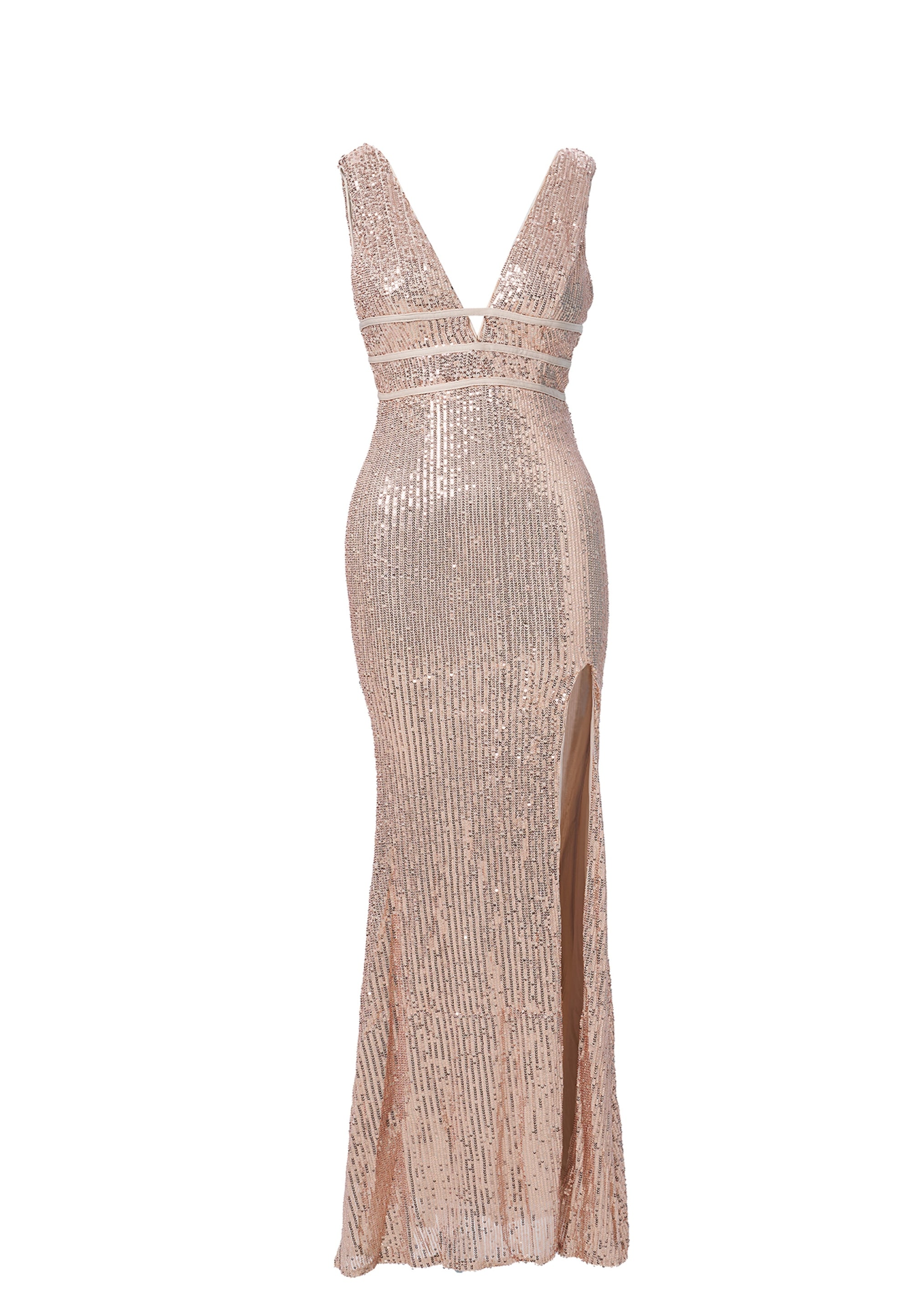 Moda Minx Jerseykleid »CIARA«, (1 tlg.), mit femininem Beinausschnitt