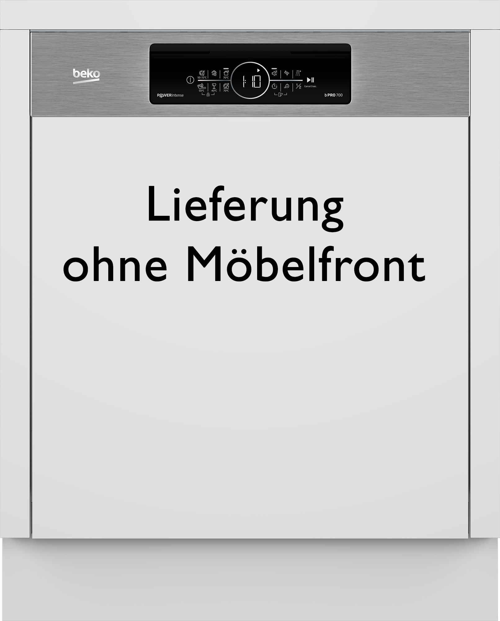 BEKO teilintegrierbarer Geschirrspüler "BDSN36541XP" 8,9 l 15 tlg. Maßgedec günstig online kaufen