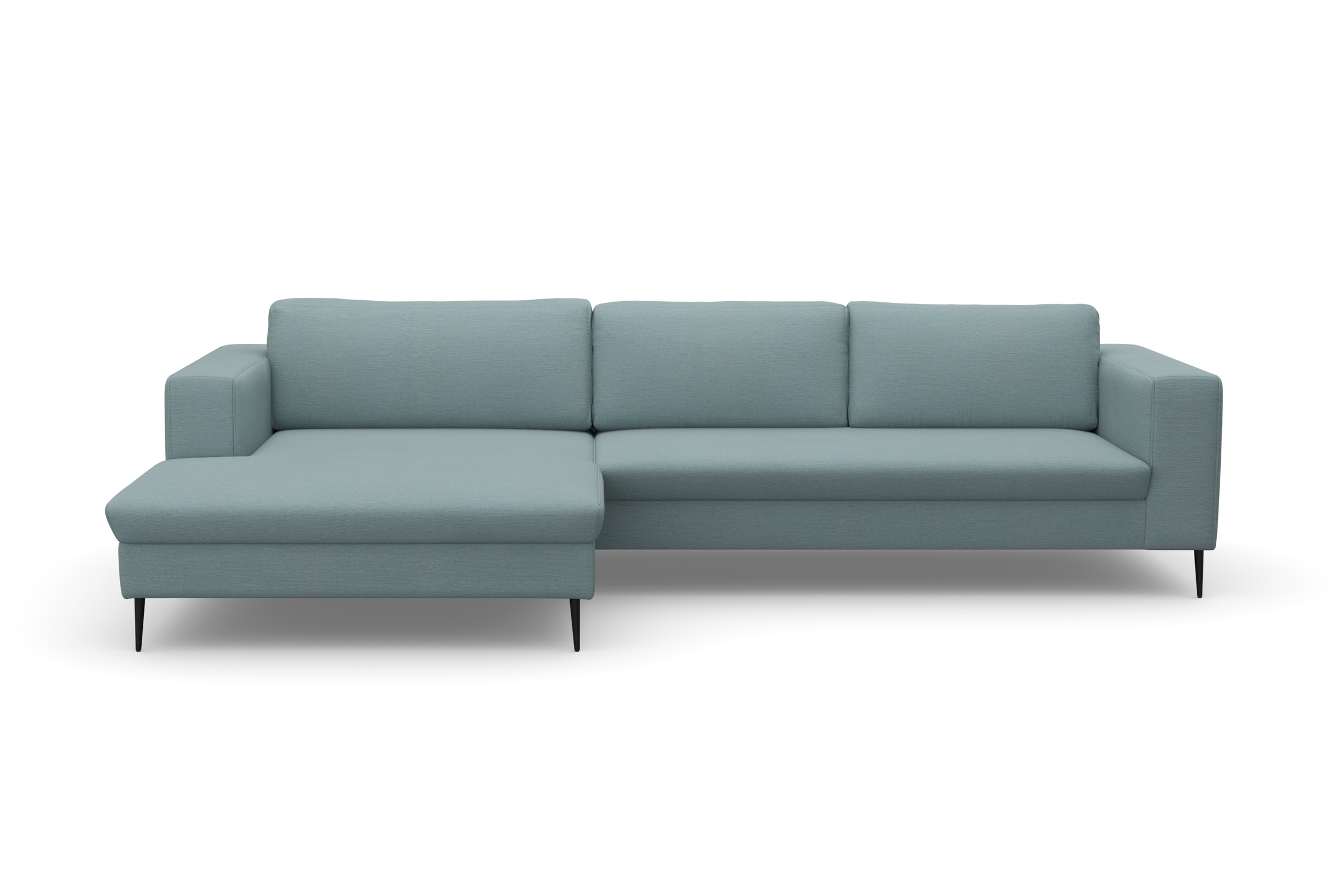 DOMO collection Ecksofa »Modica, zeitlos und elegant, L-Form«, moderne Optik mit extrabreiter Recamiere, auch in Cord