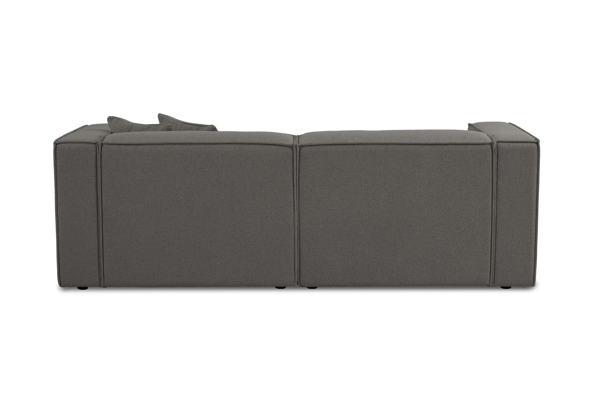 OTTO home Ecksofa »Tammie«, Breite 222 cm, Webstoff fein, bodentief, mit Wellenunterfederung