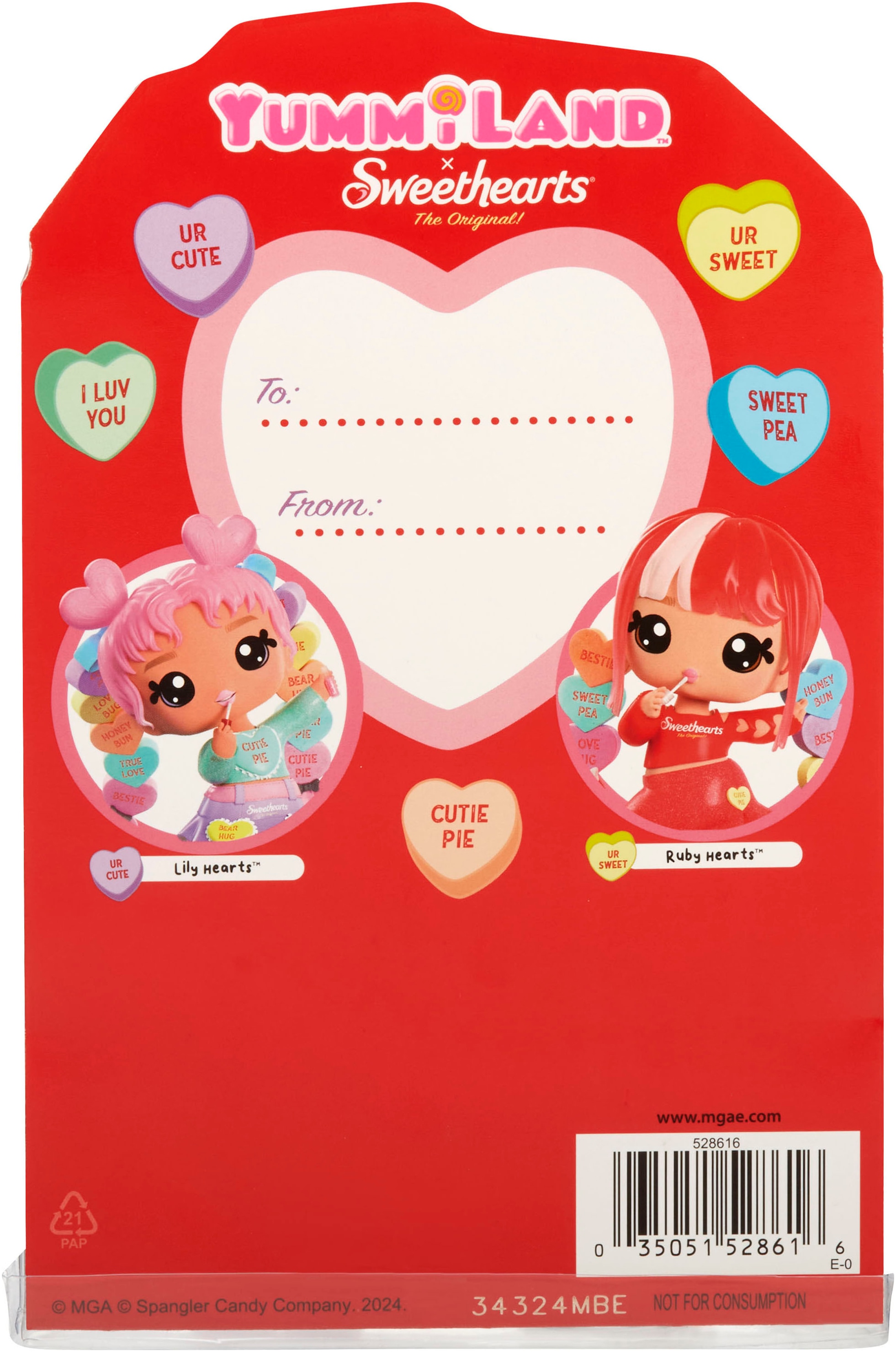 Minipuppe »Yummiland Sweet Lip Gloss-Lily Hearts«, inklusive Schlüsselanhänger