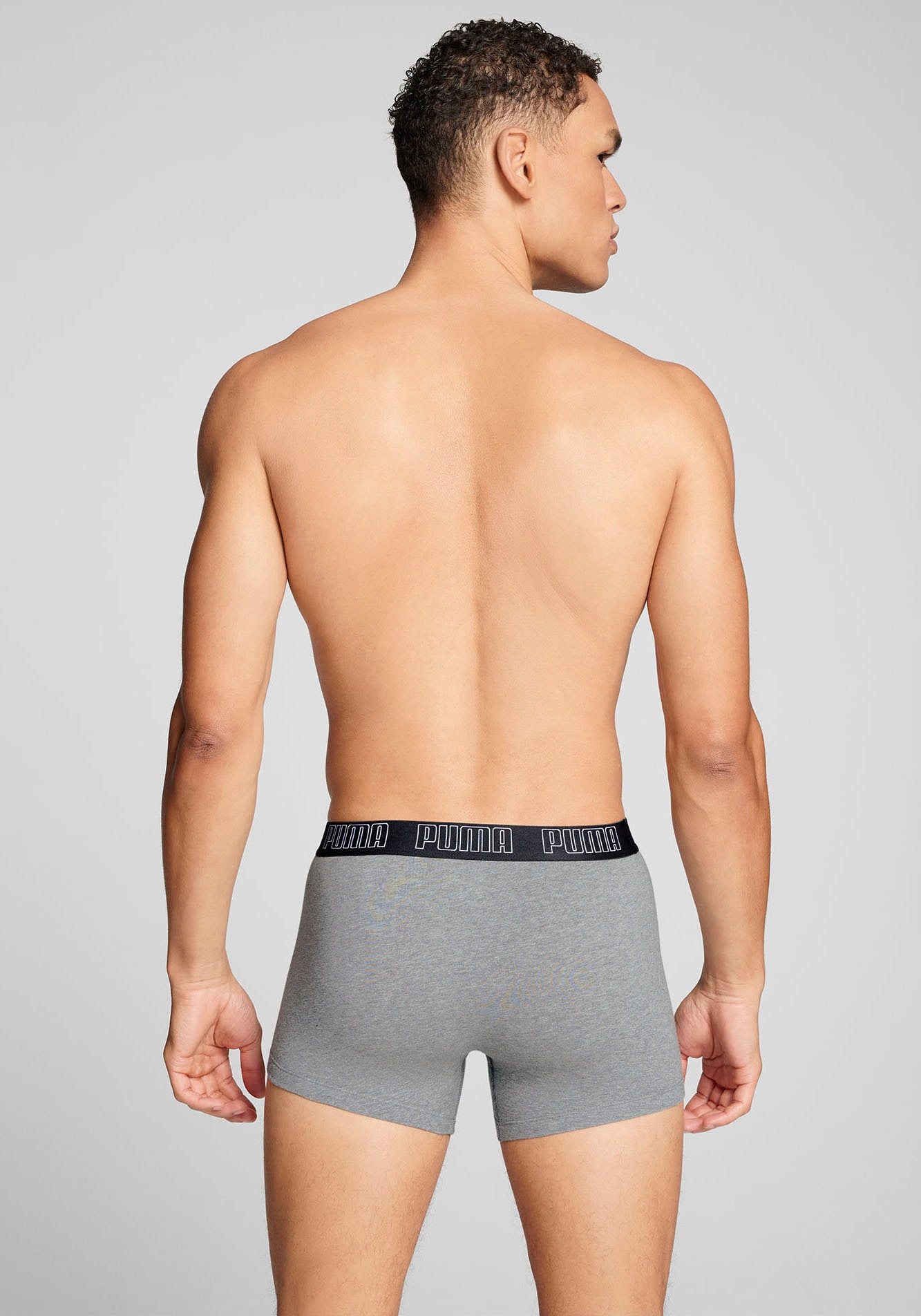 PUMA Boxer »Everyday Hipster«, 2er-Packer Packung, ohne Eingriff, Logobund