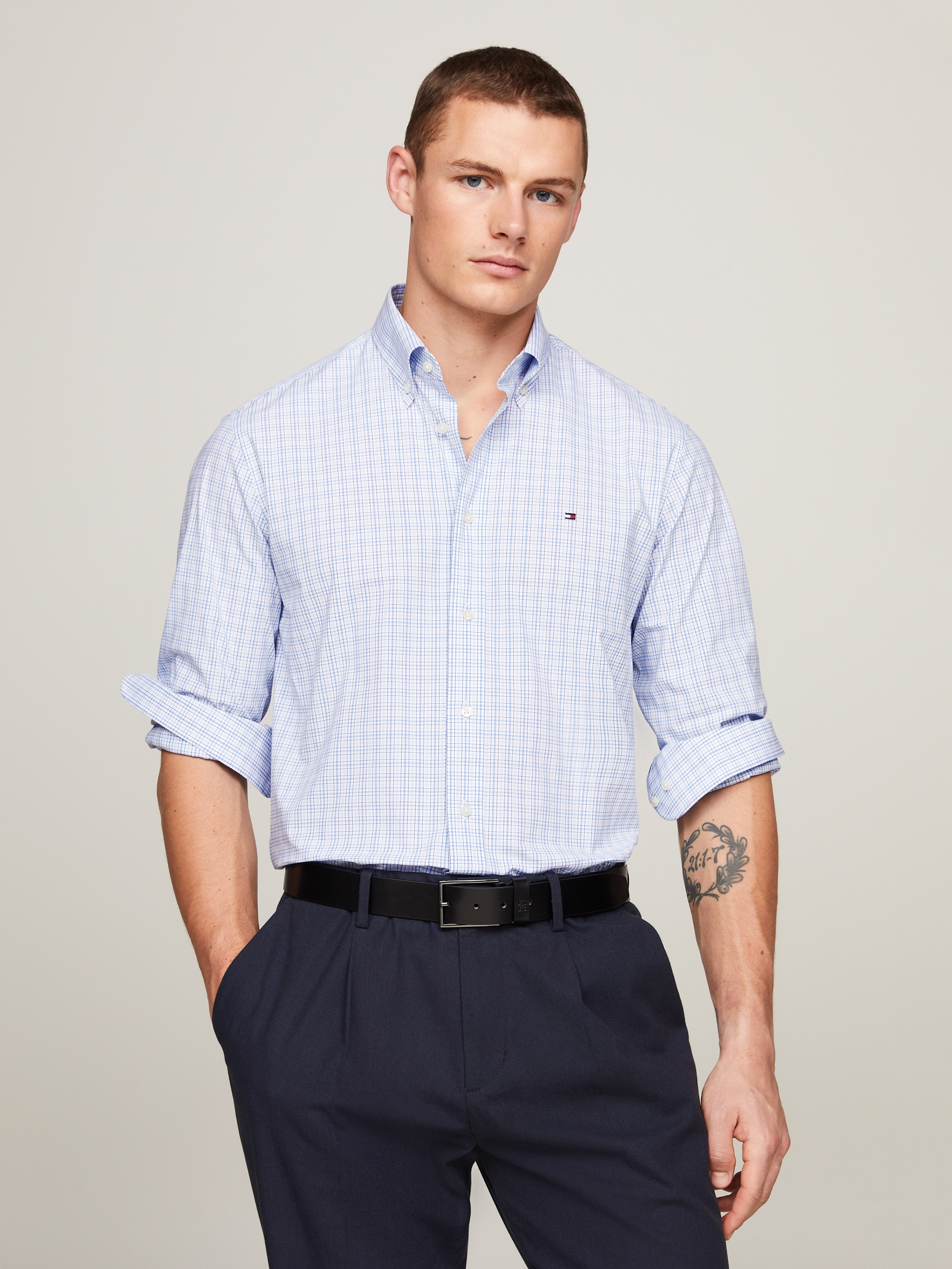 Tommy Hilfiger Businesshemd CL STR BUSINESS CHECK RF SHIRT günstig online kaufen