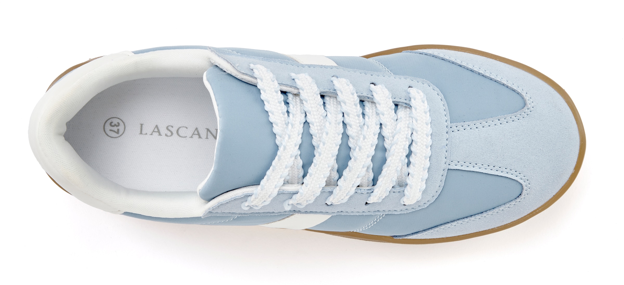 LASCANA Sneaker »Schnürschuh, Halbschuh, Freizeitschuh«, mit angesagter Sohle VEGAN