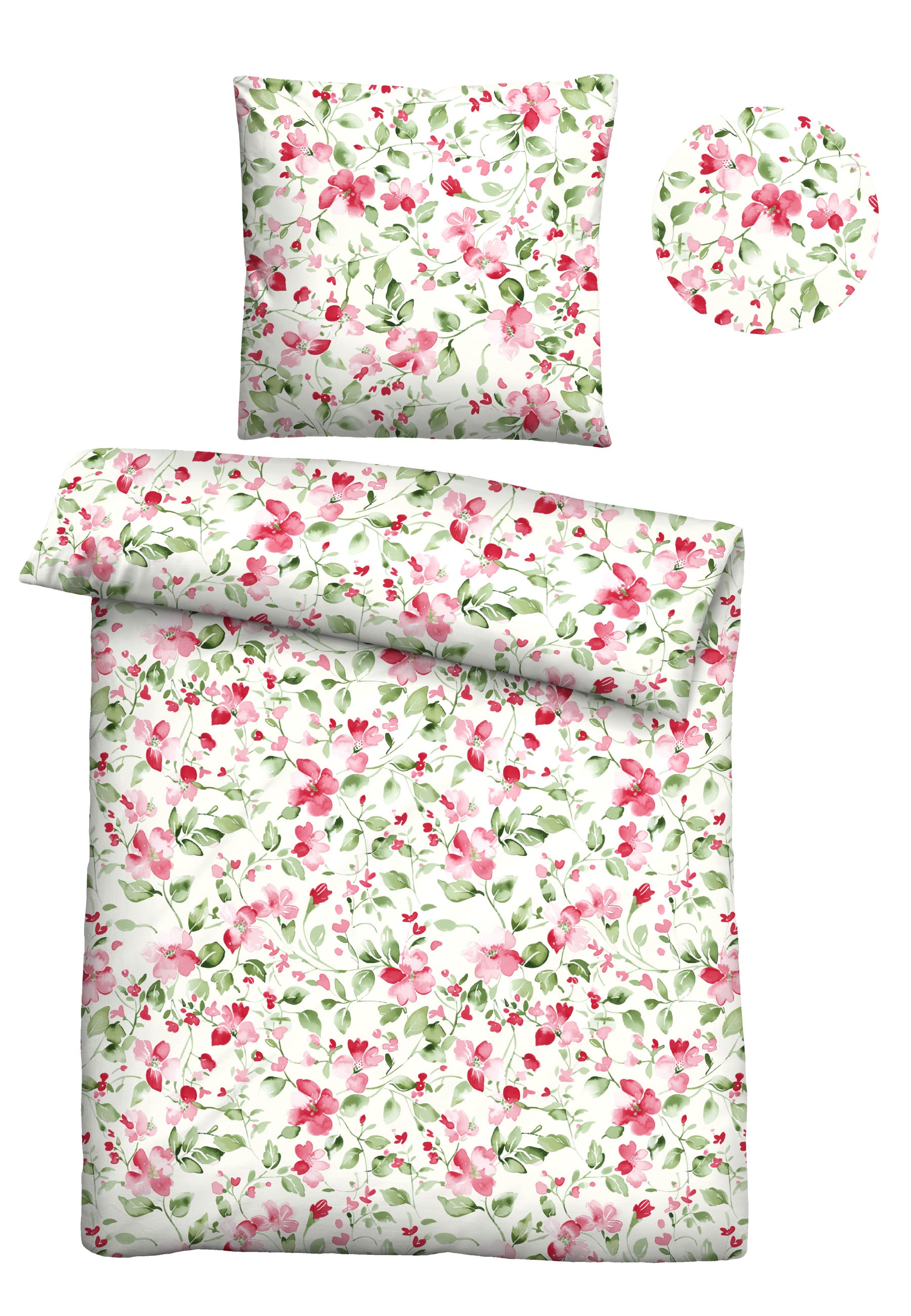 Castell - Markenbettwäsche Bettwäsche "0561119" 2 Stk. tlg. feiner Glanz+we günstig online kaufen