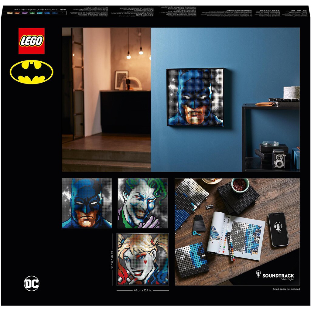 LEGO® Konstruktionsspielsteine »Jim Lee Batman™ Kollektion (31205), LEGO® ART«, (4167 St.)