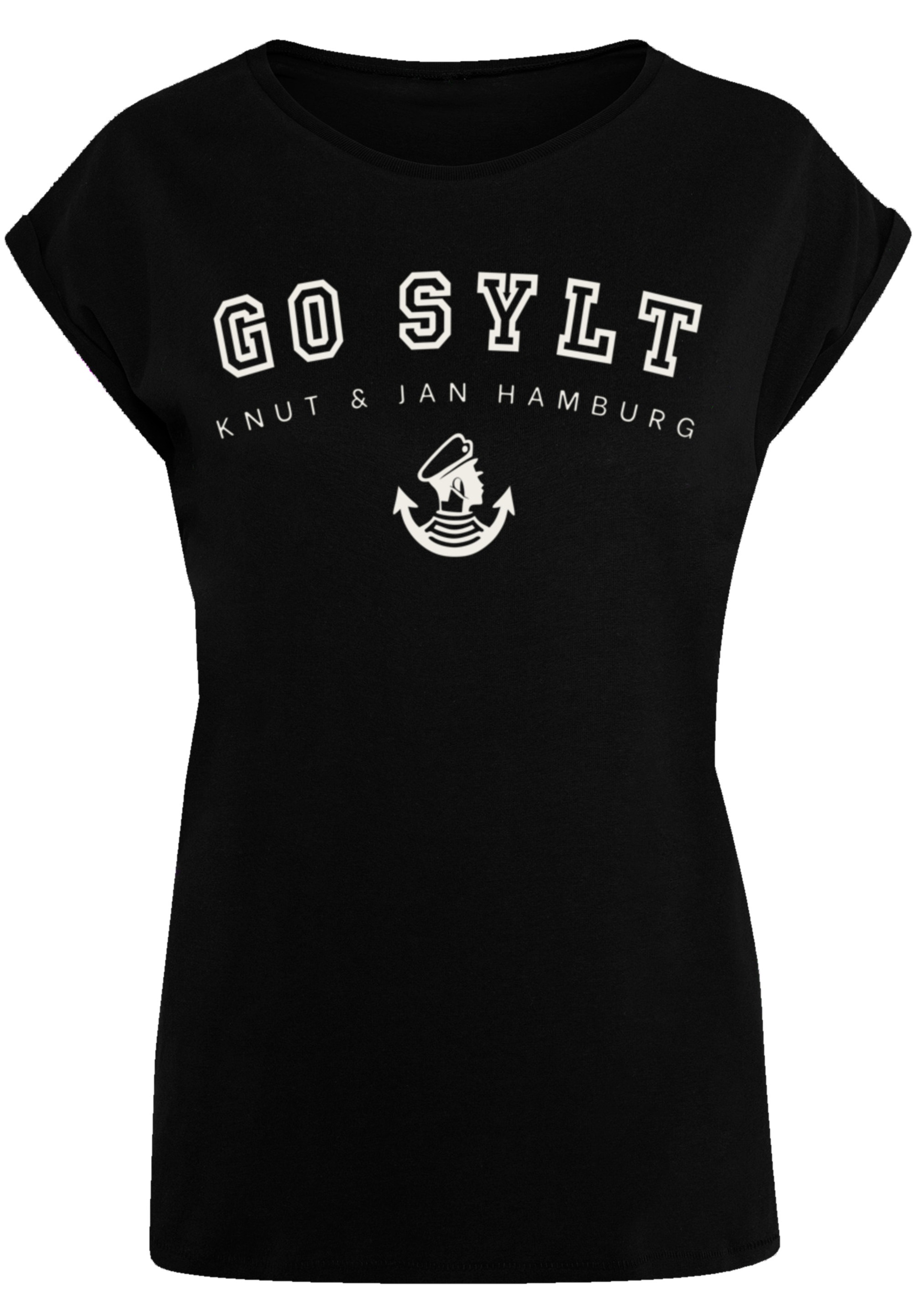 F4NT4STIC T-Shirt »Go Sylt Knut & Jan Hamburg«, Print
