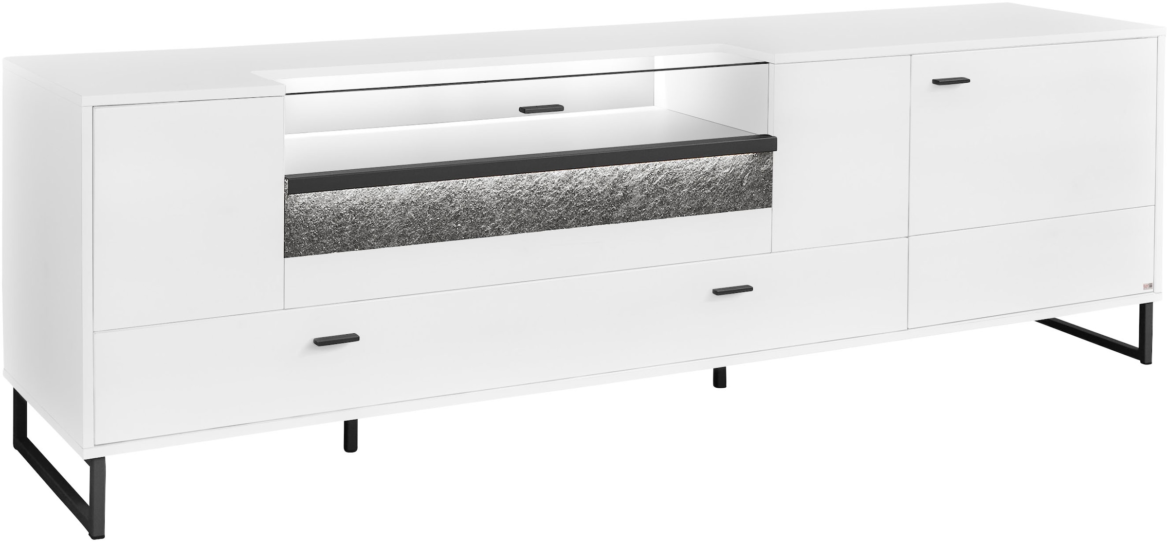 set one by Musterring TV-Schrank "Deltona", inkl. LED-Beleuchtung, Metallku günstig online kaufen
