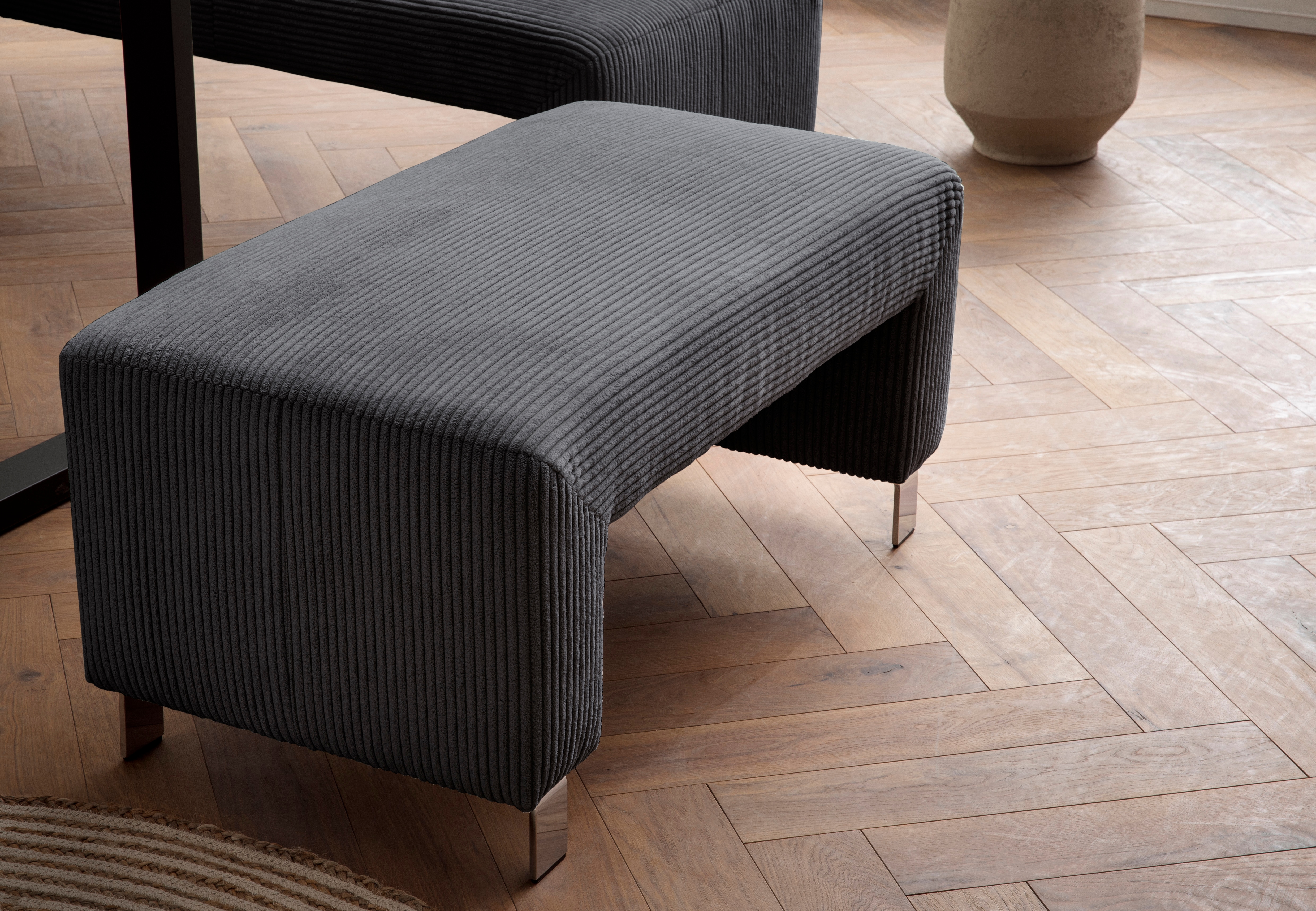 exxpo - sofa fashion Polsterhocker "Intenso, Hocker, modern" hohe Bodenfreiheit, frei im Raum stellbar, hoher Sitzkomfort