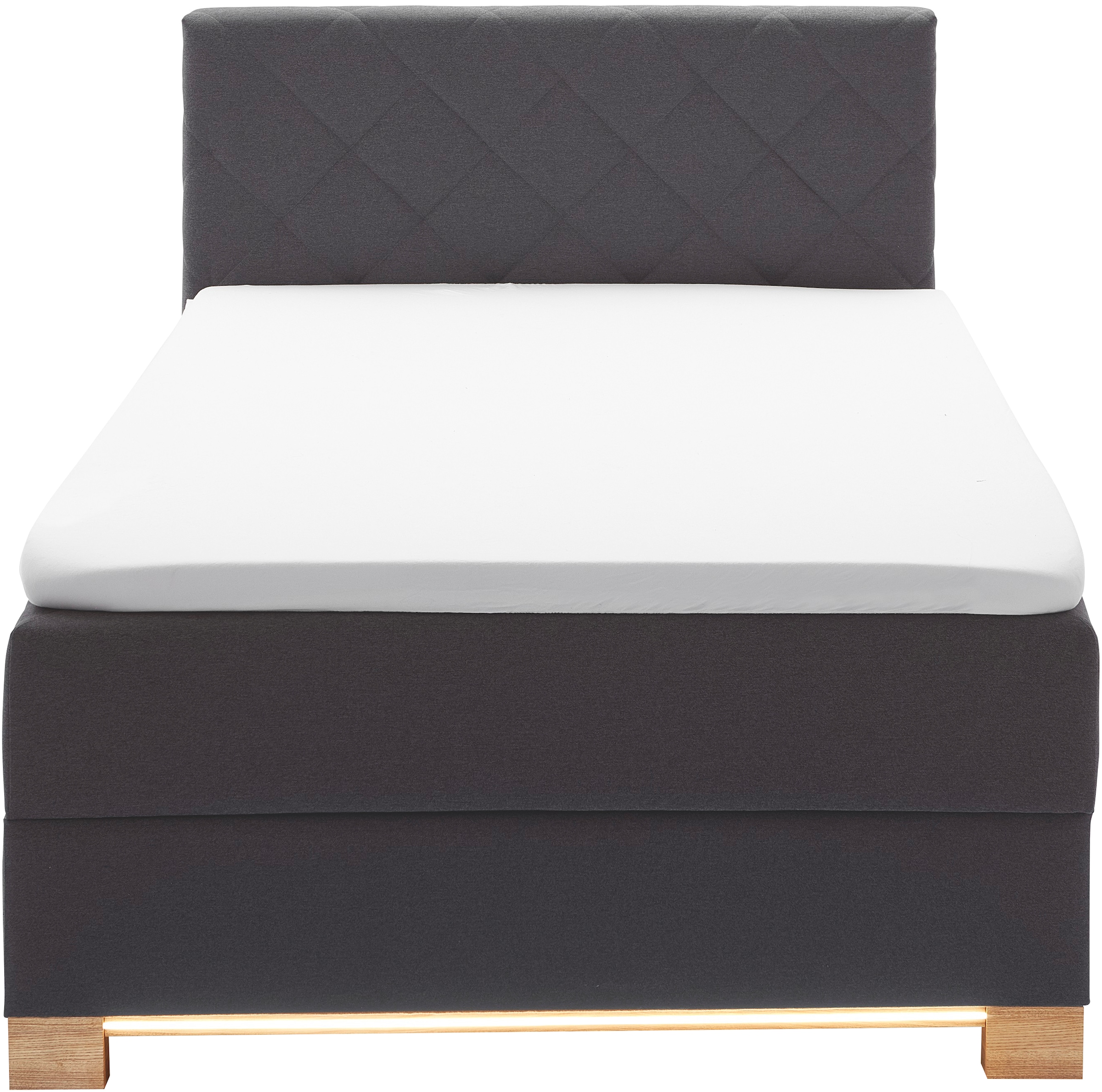 meise.möbel Boxspringbett »Messina«, inkl. Bettkasten, LED-Beleuchtung und Topper