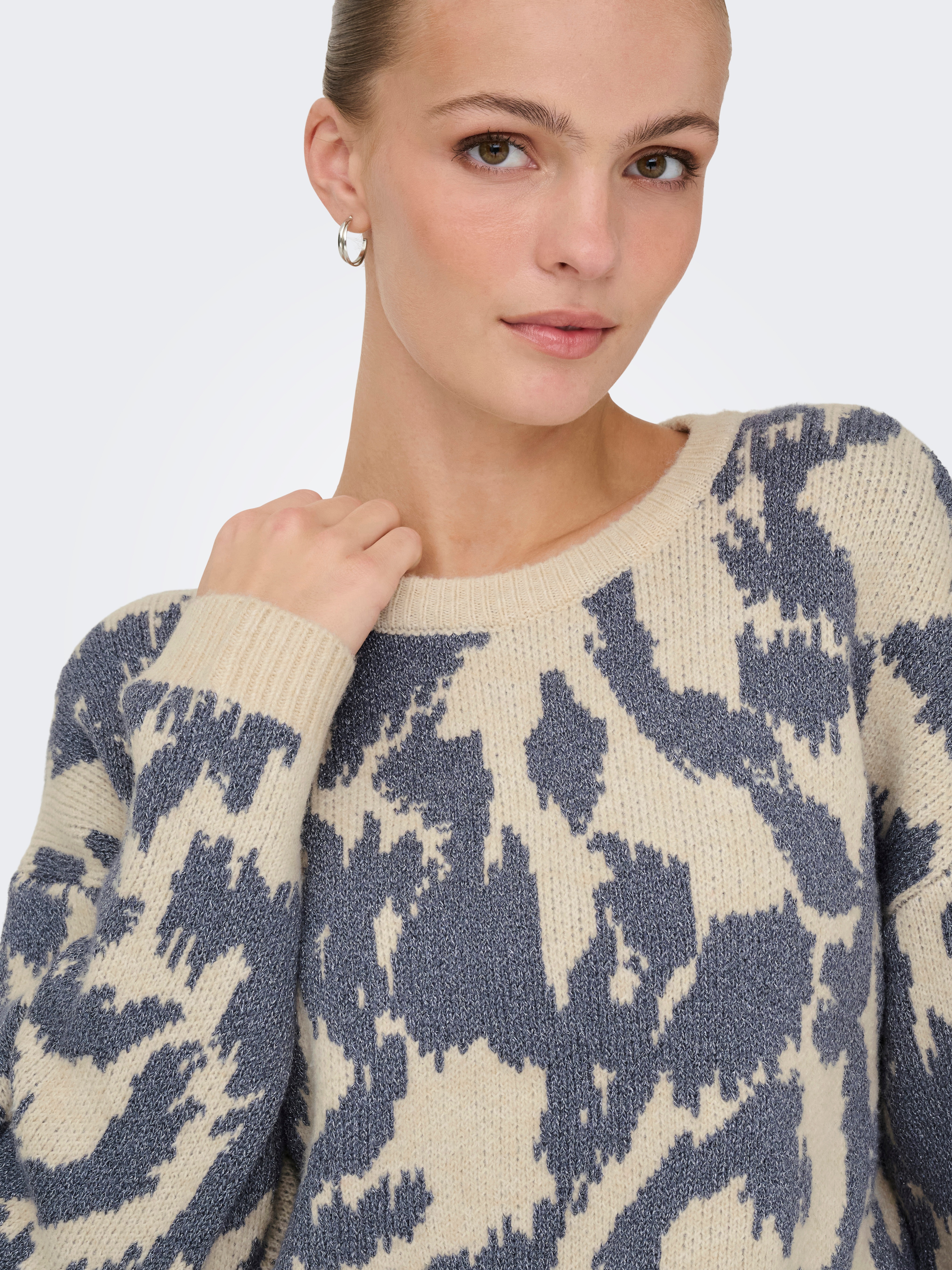 Thumbnail - ONLY Strickpullover "ONLGIGI LS GLITTER O-NECK KNT"