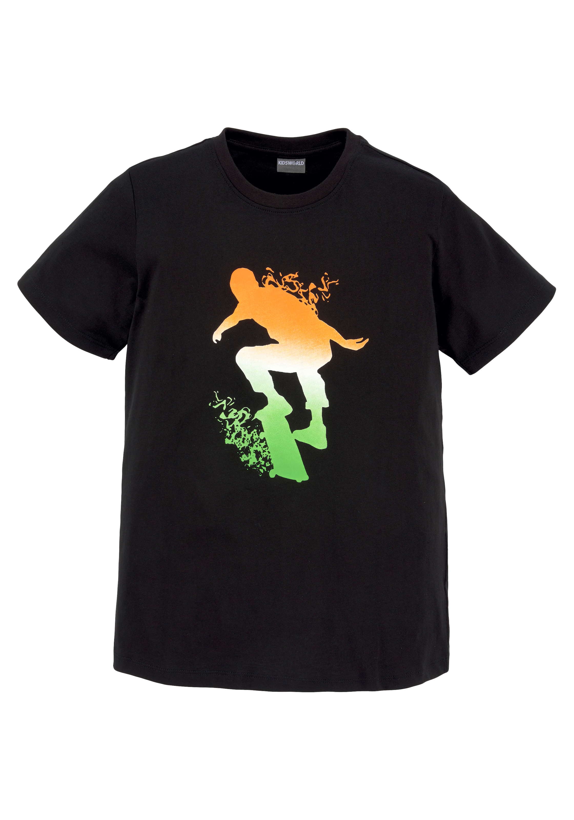 T-Shirt kaufen online KIDSWORLD | BAUR »Skating«, Druck