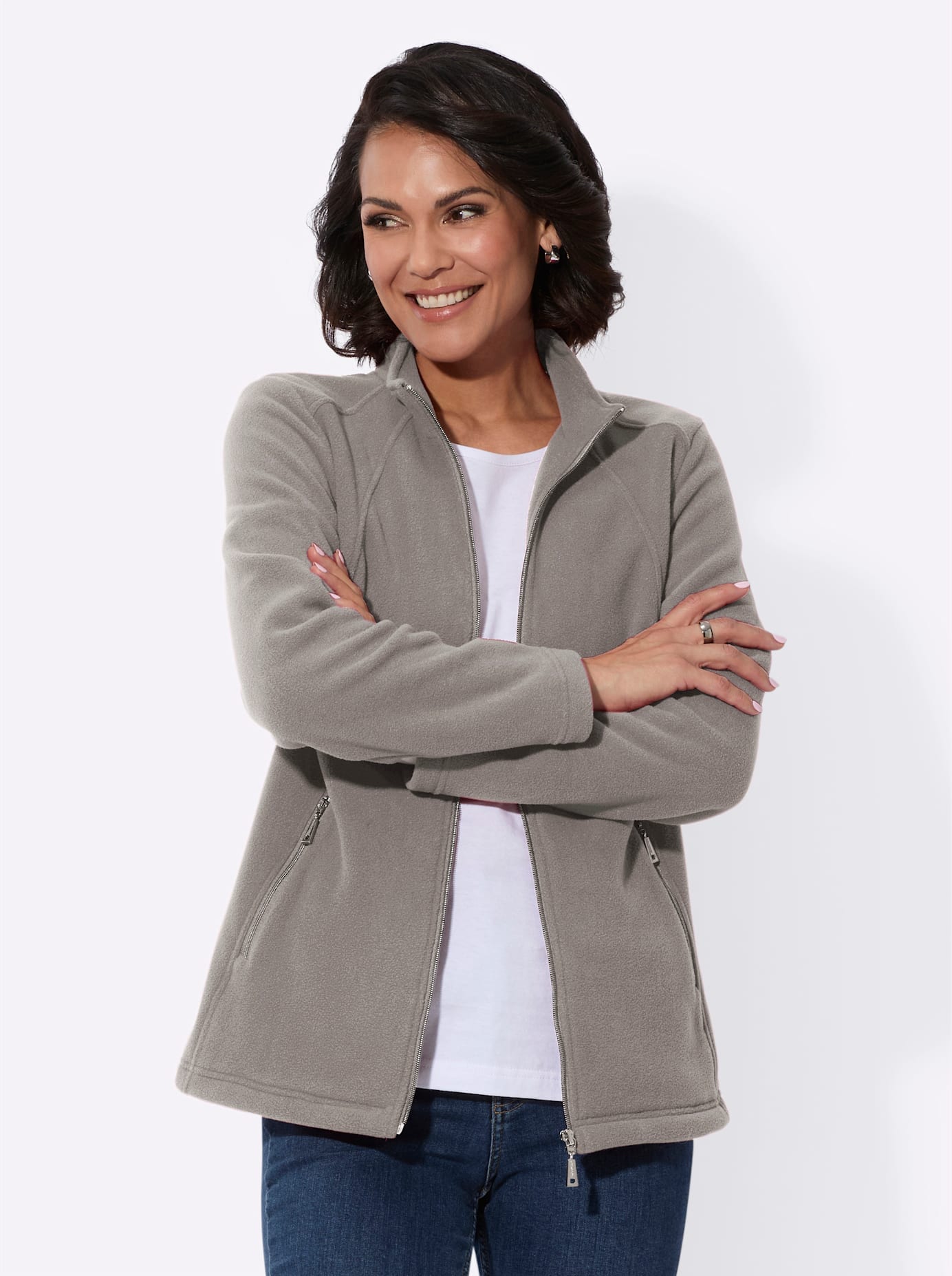 Casual Looks Fleecejacke günstig online kaufen