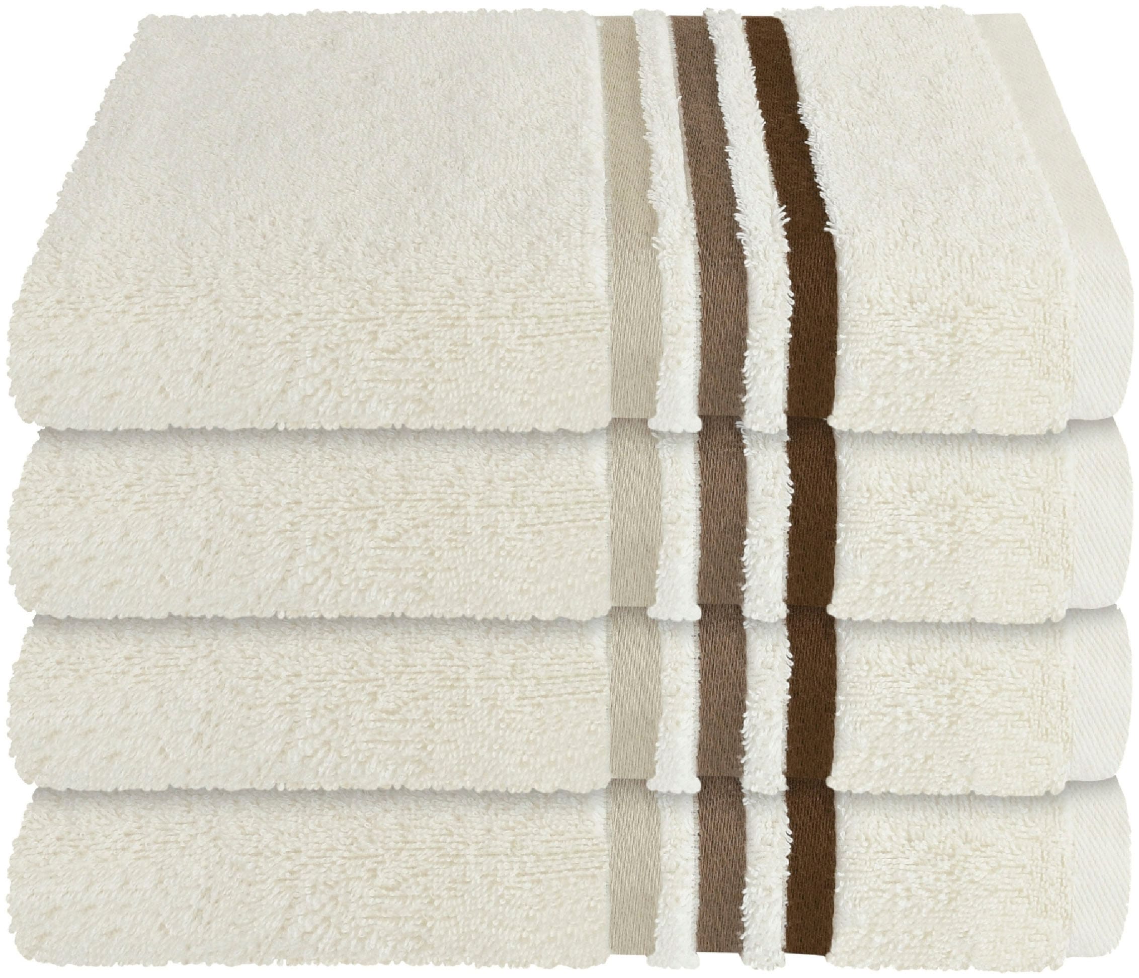 Schiesser Handtücher "Skyline Color aus 100 % Baumwolle mit eleganter Strei günstig online kaufen