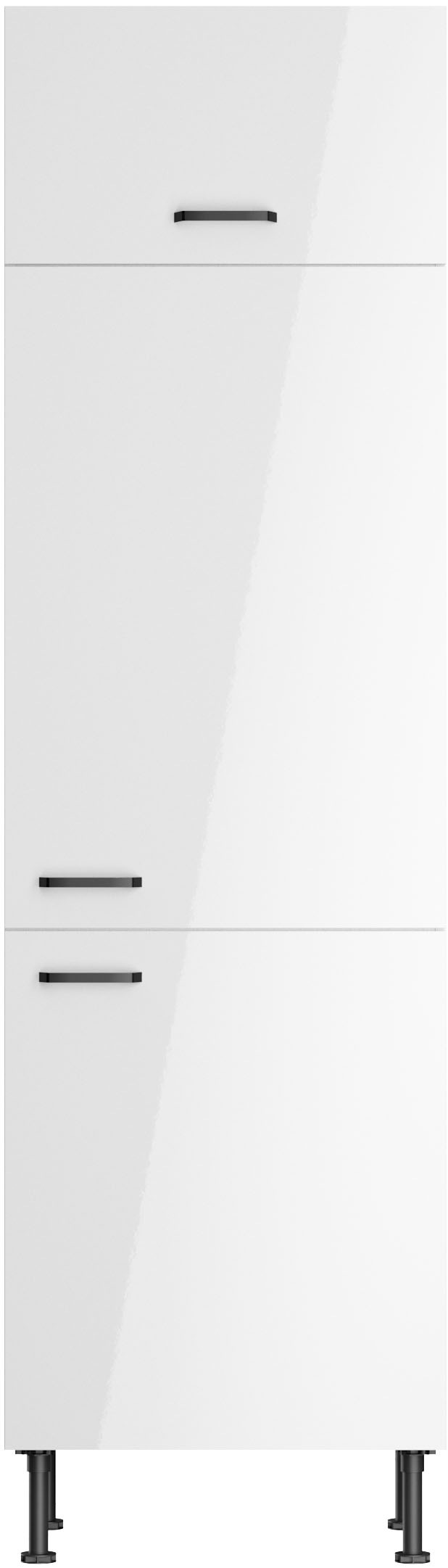 KOCHSTATION "KS-Paula" 60 cm breit, 211 cm hoch, mit 1 Klappe, 2 Türen, 1 Einlegeboden